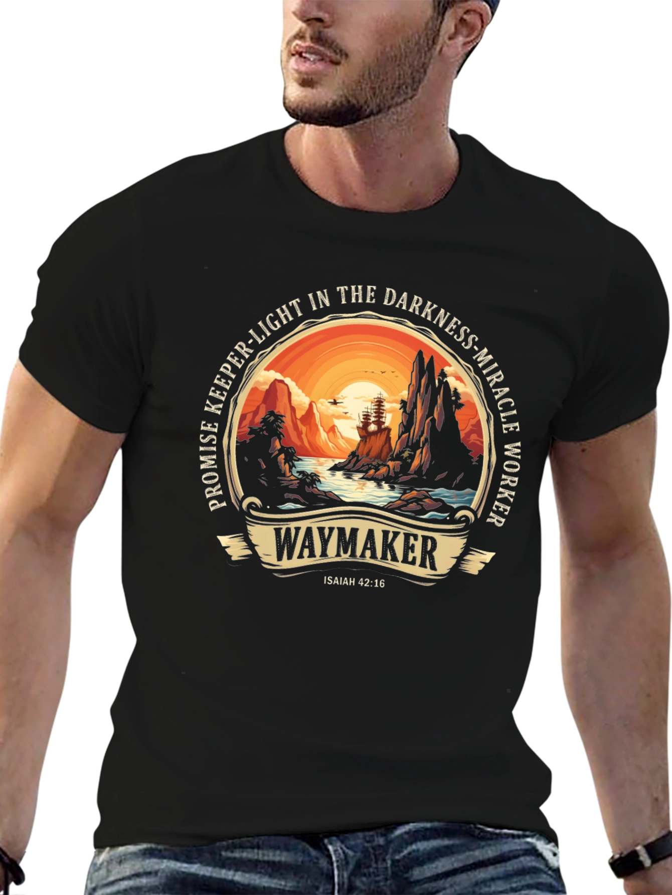 Waymaker Christian Graphic T-Shirt