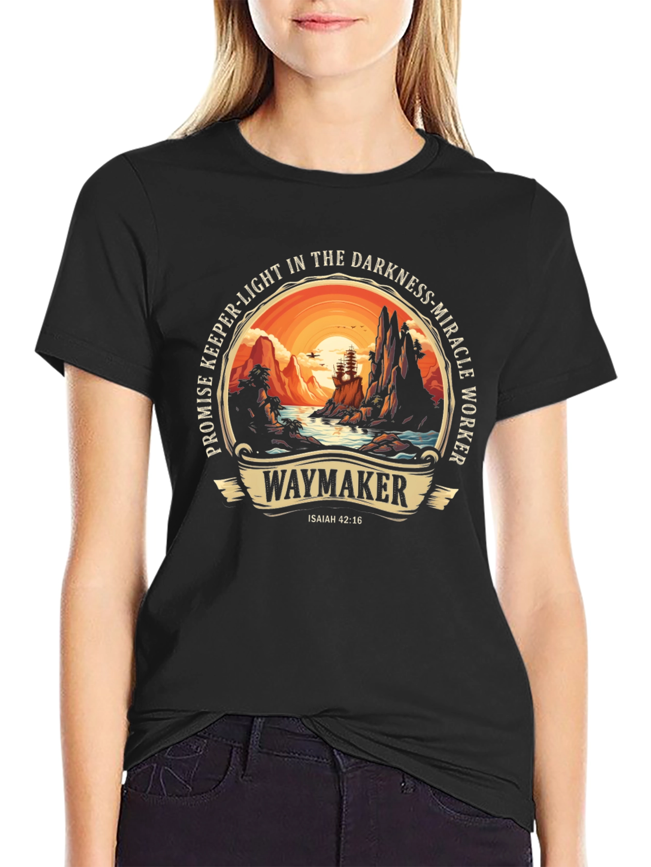 Waymaker Christian Graphic T-Shirt