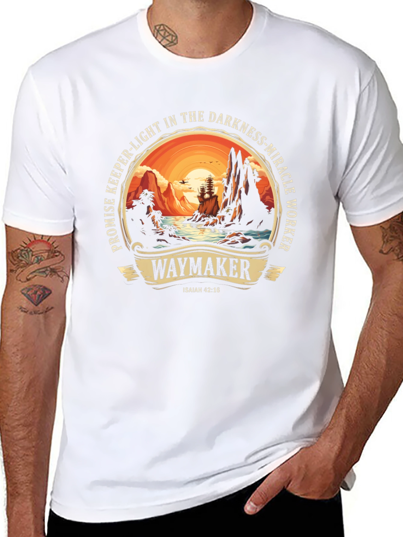 Waymaker Christian Graphic T-Shirt