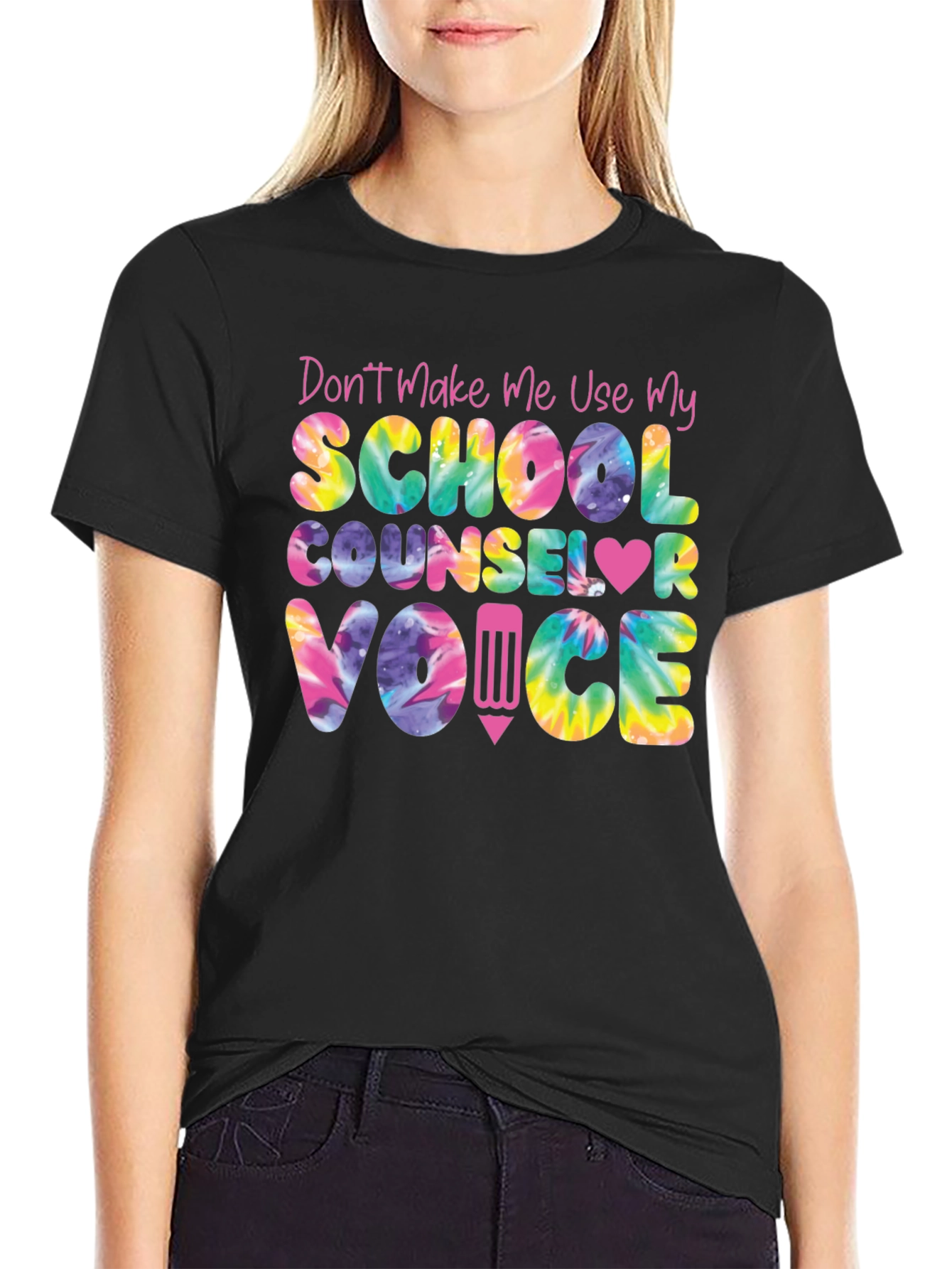 School Counselor Tie Dye T-Shirt