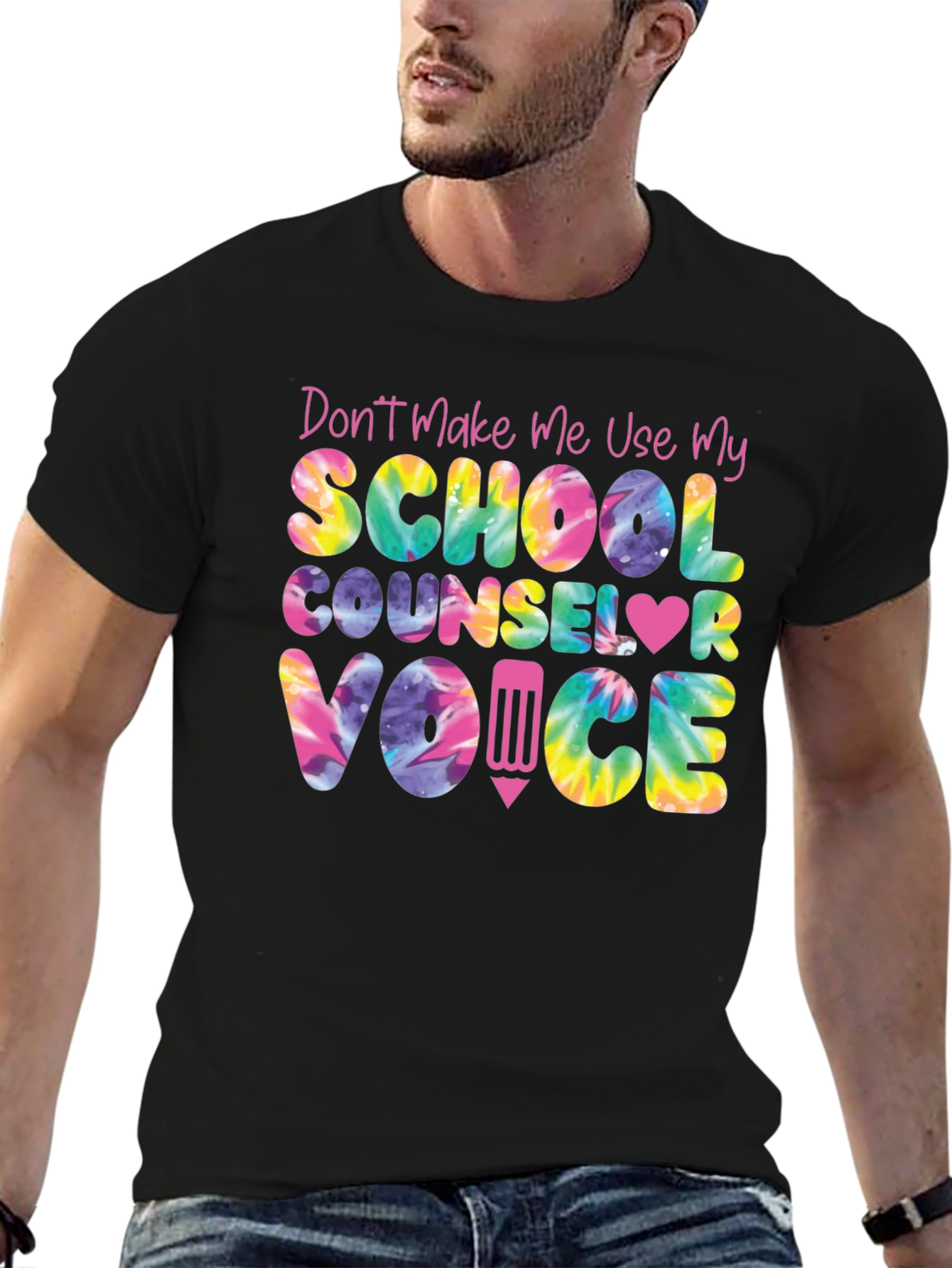 School Counselor Tie Dye T-Shirt