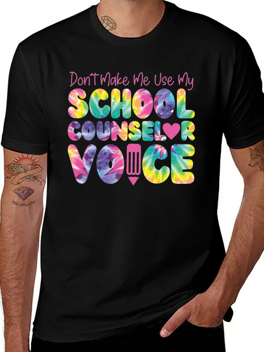 School Counselor Tie Dye T-Shirt