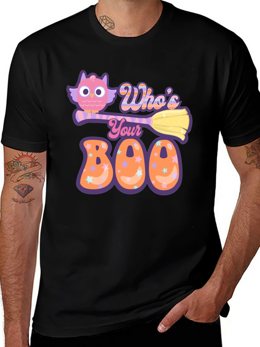 Whos Your Boo? Halloween Owl T-Shirt