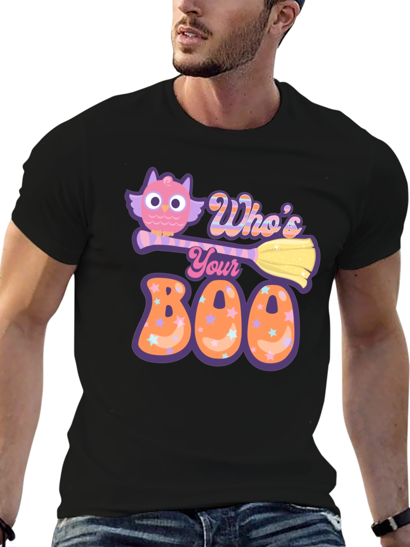 Whos Your Boo? Halloween Owl T-Shirt
