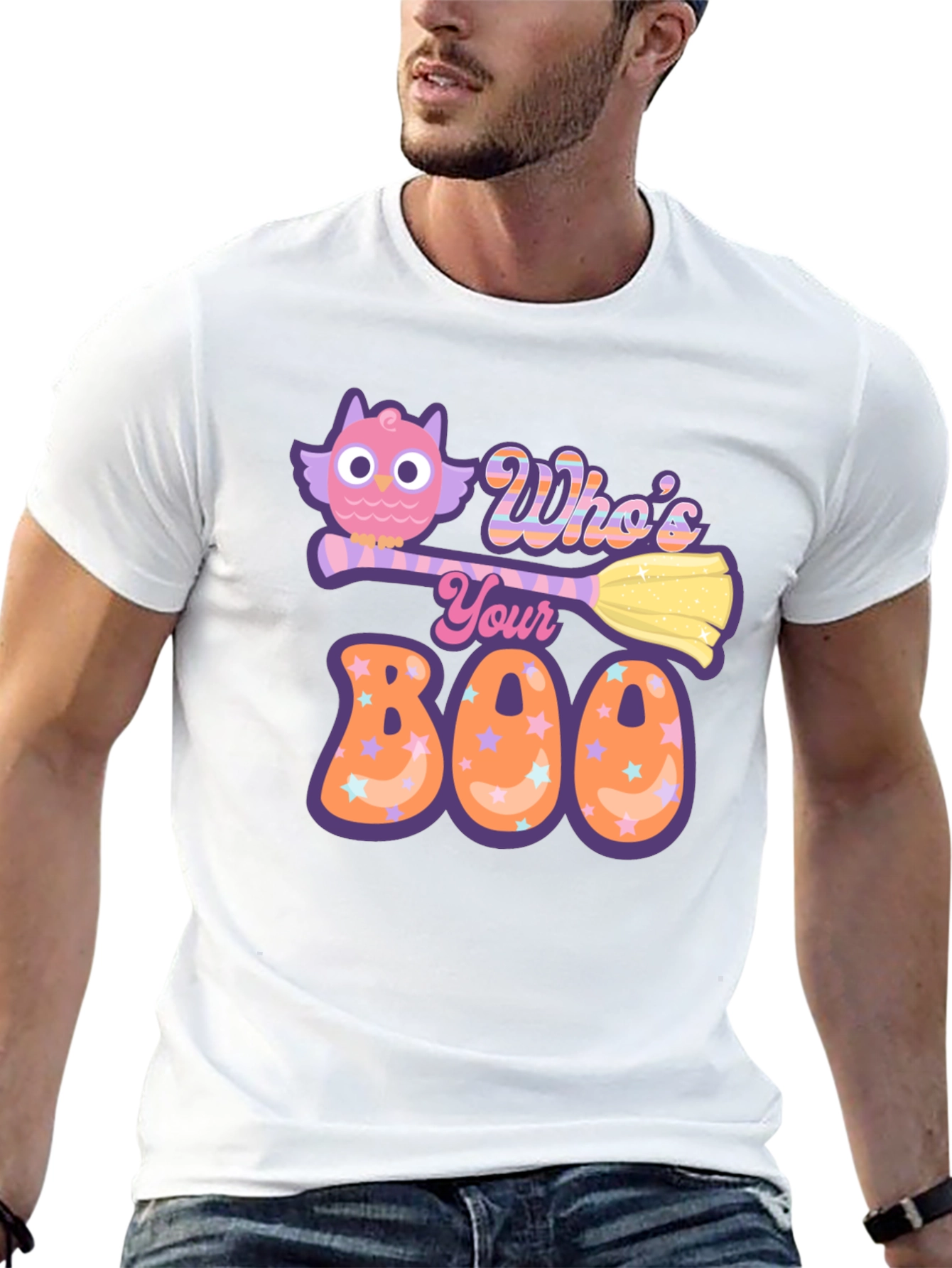 Whos Your Boo? Halloween Owl T-Shirt