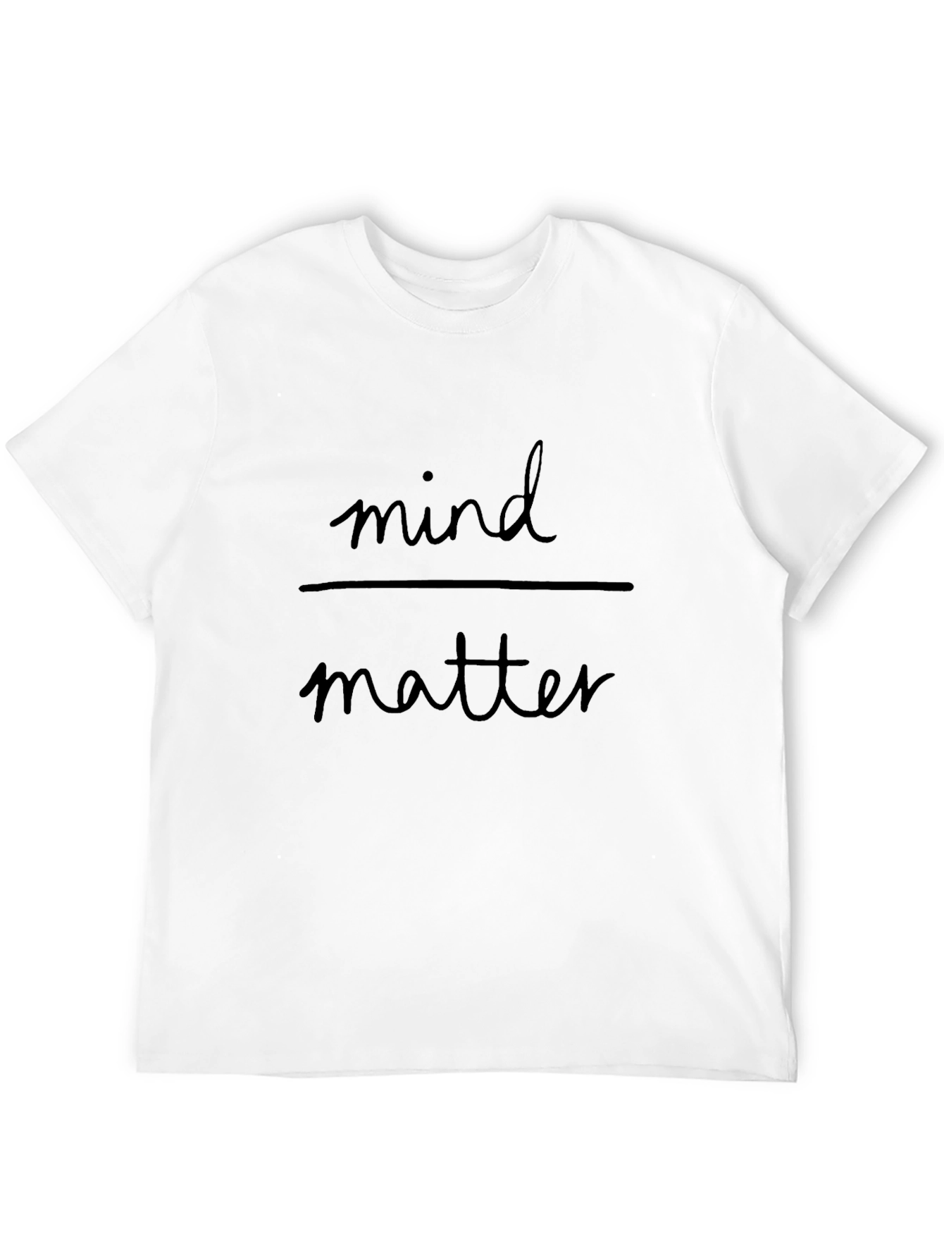 Mind Over Matter Graphic T-Shirt - Black