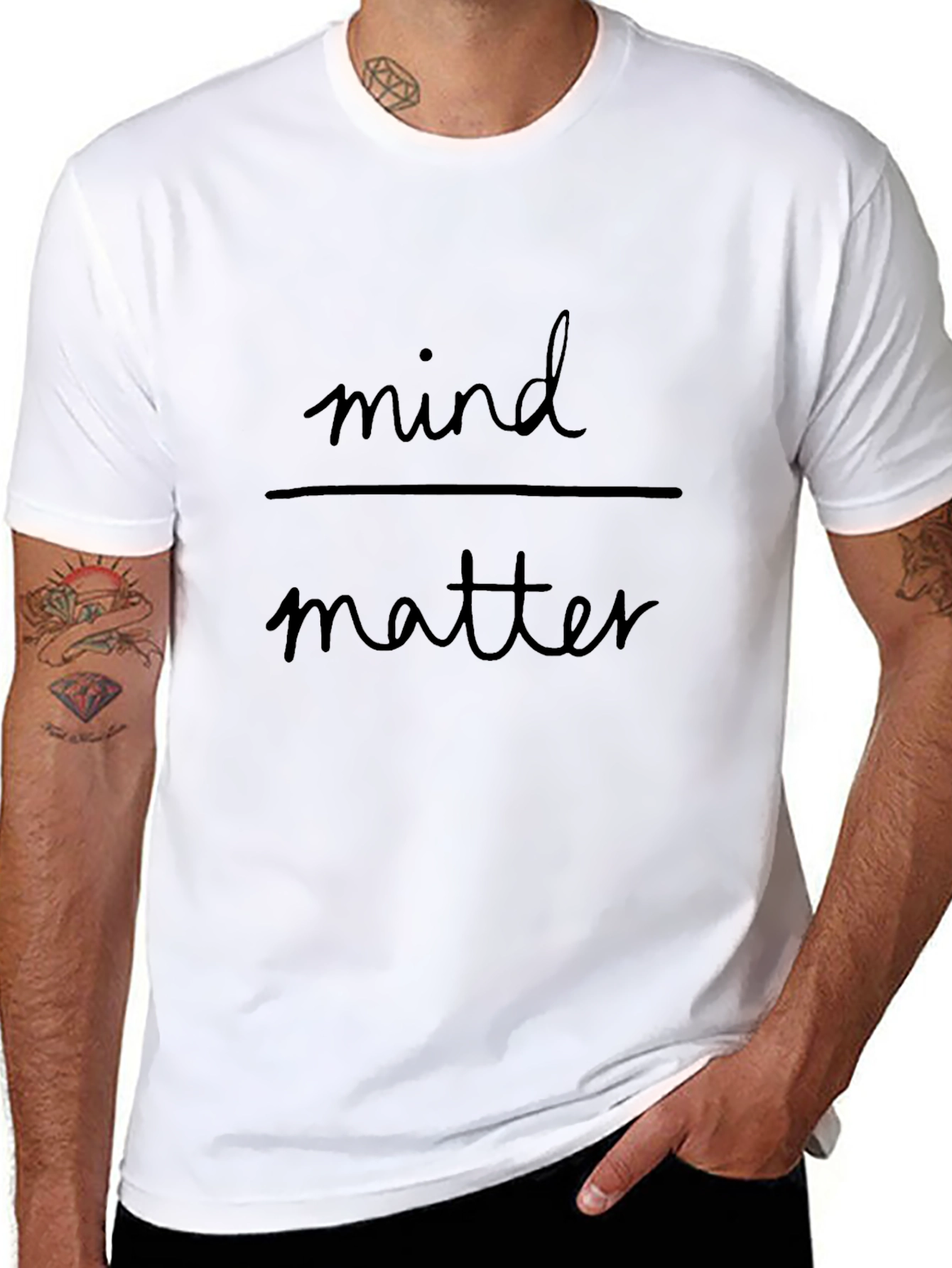 Mind Over Matter Graphic T-Shirt - Black