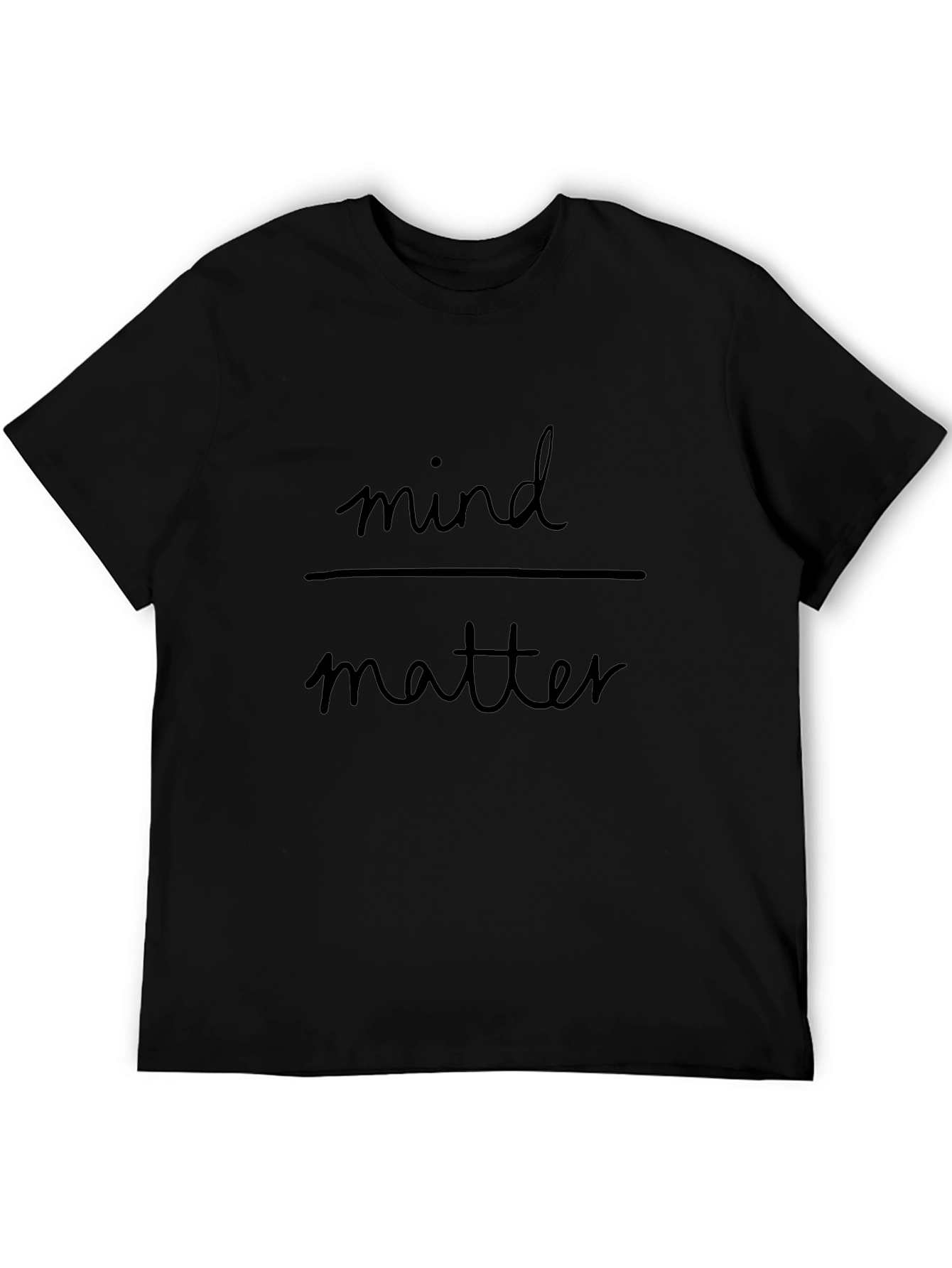 Mind Over Matter Graphic T-Shirt - Black