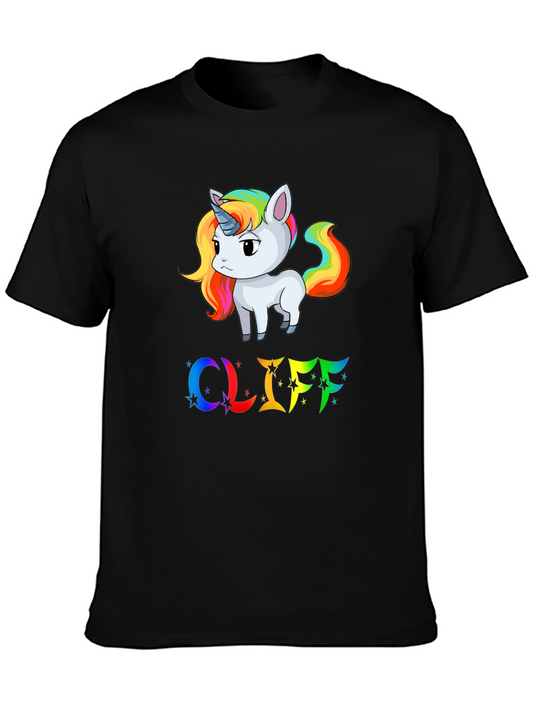 Unicorn & Rainbow Cliff T-Shirt