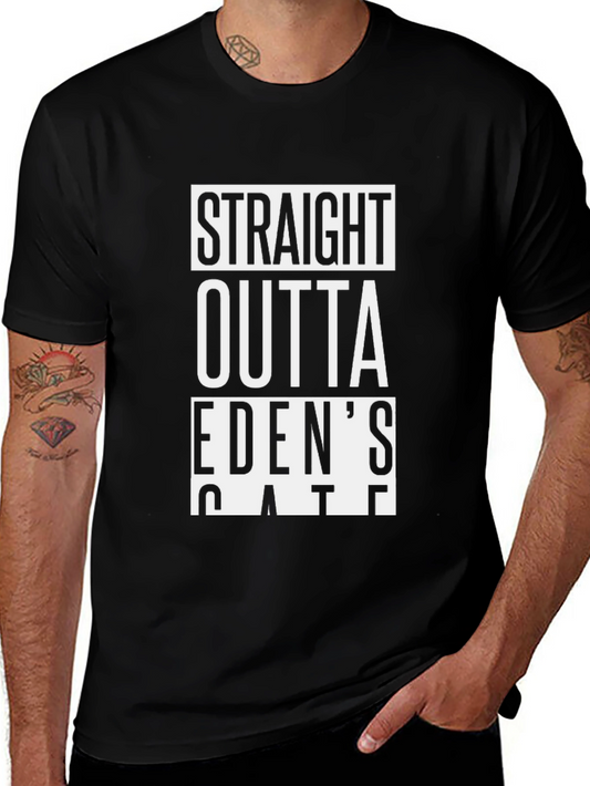 Straight Outta Edens Gate Black T-Shirt