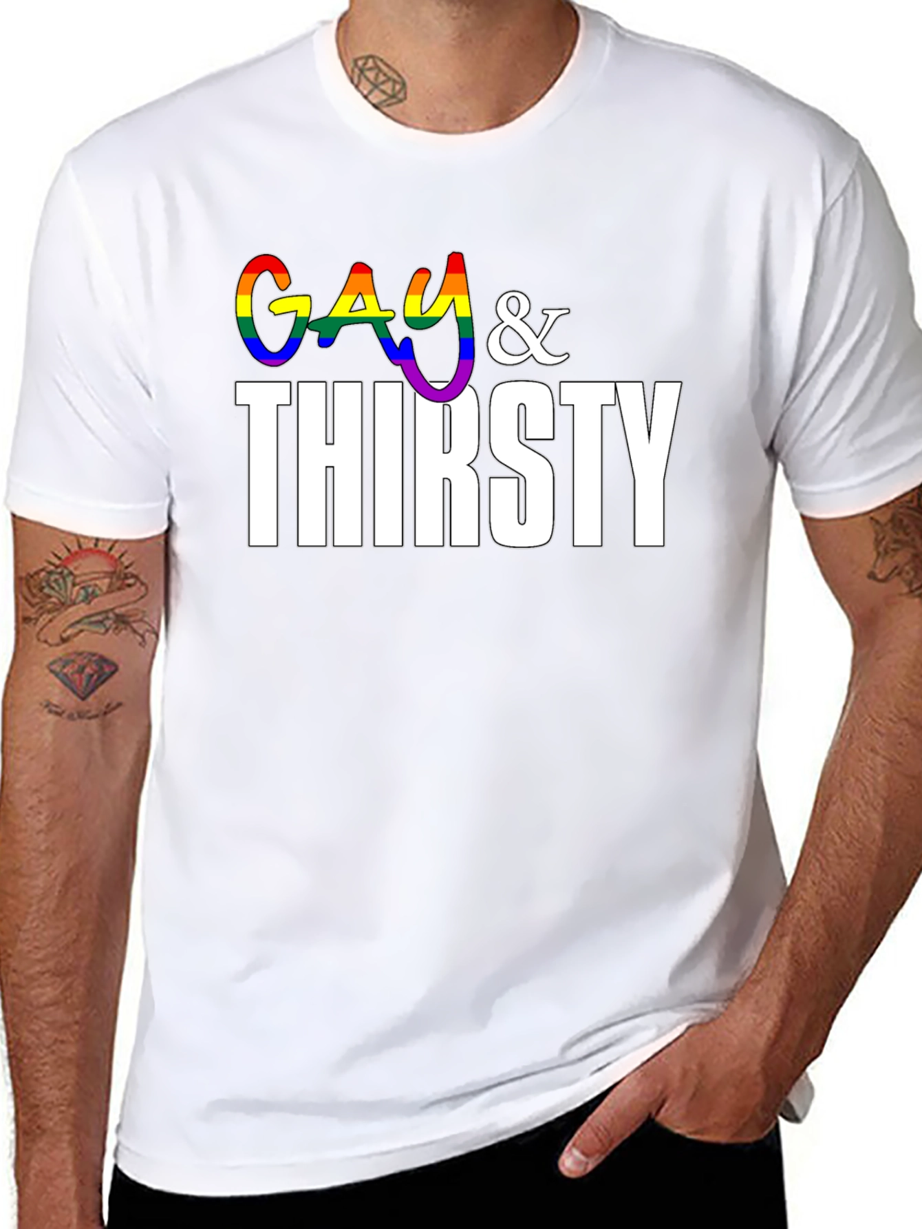Gay & Thirsty Pride T-Shirt