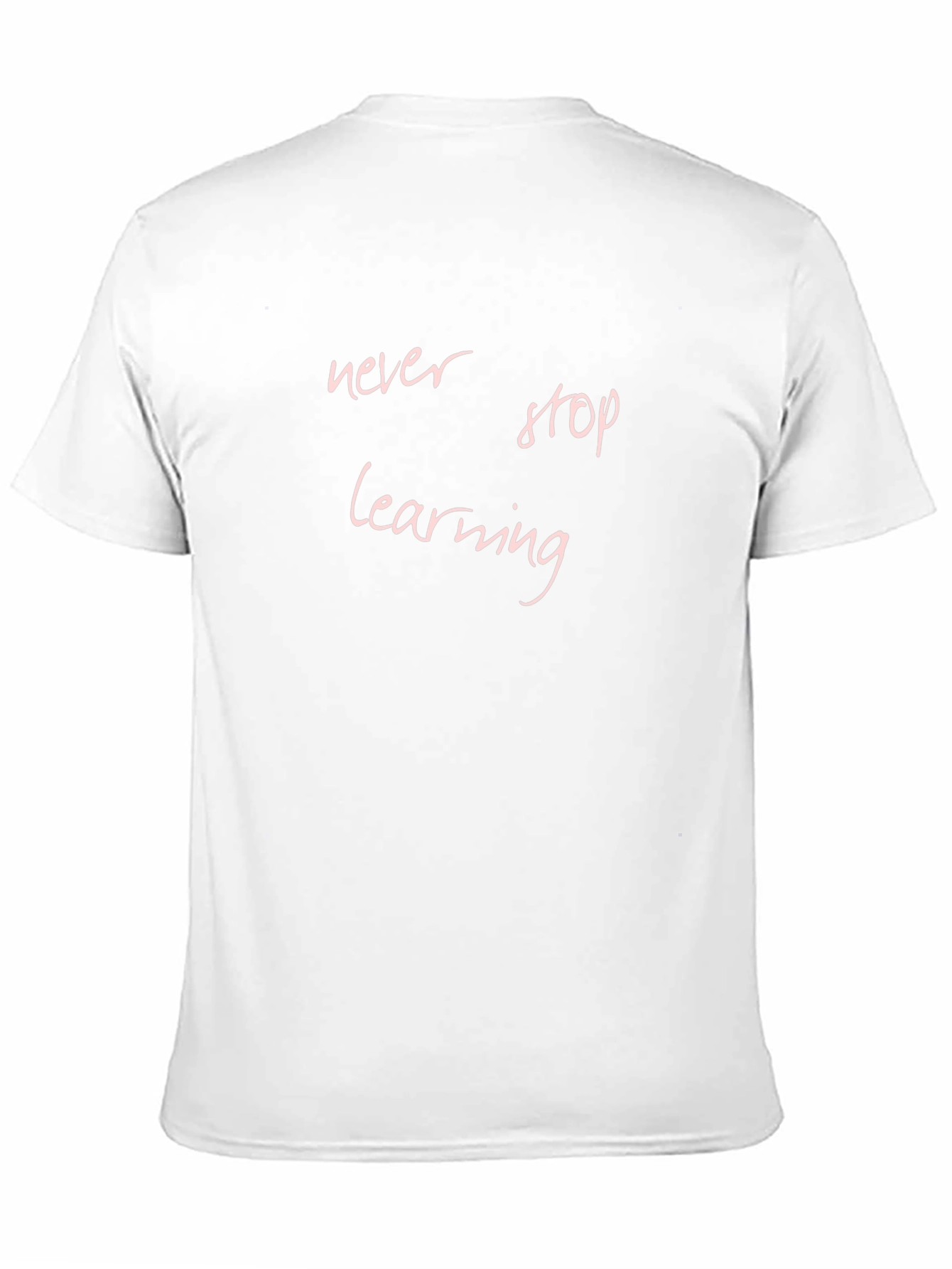 Never Stop Learning Black T-Shirt