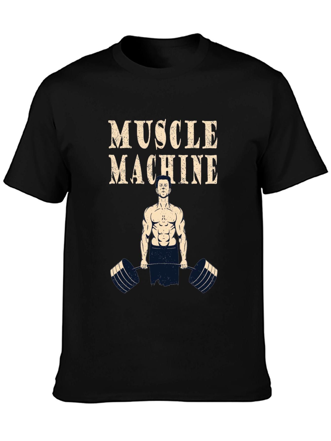 Muscle Machine Graphic T-Shirt - Gym Workout Tee