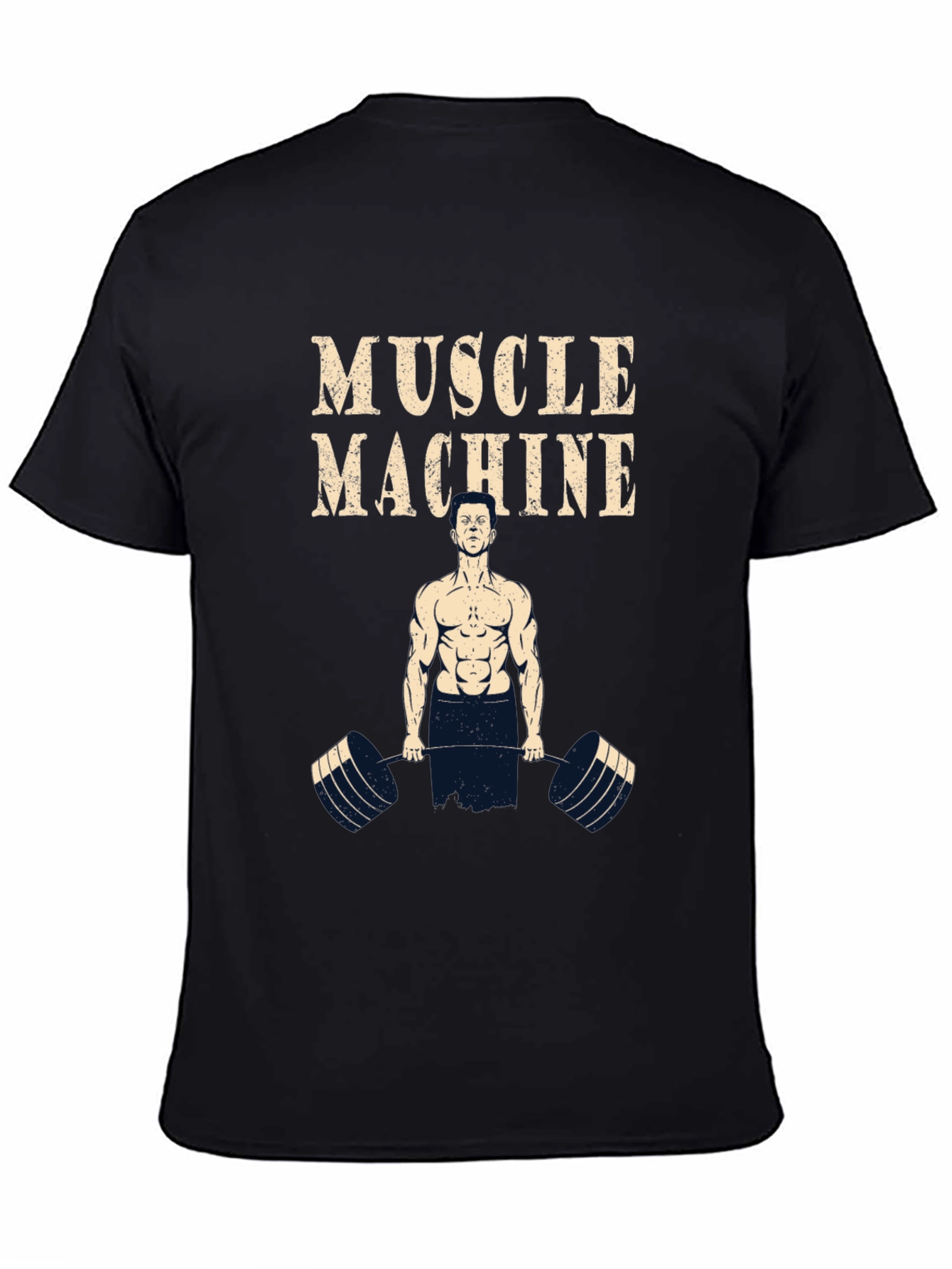 Muscle Machine Graphic T-Shirt - Gym Workout Tee