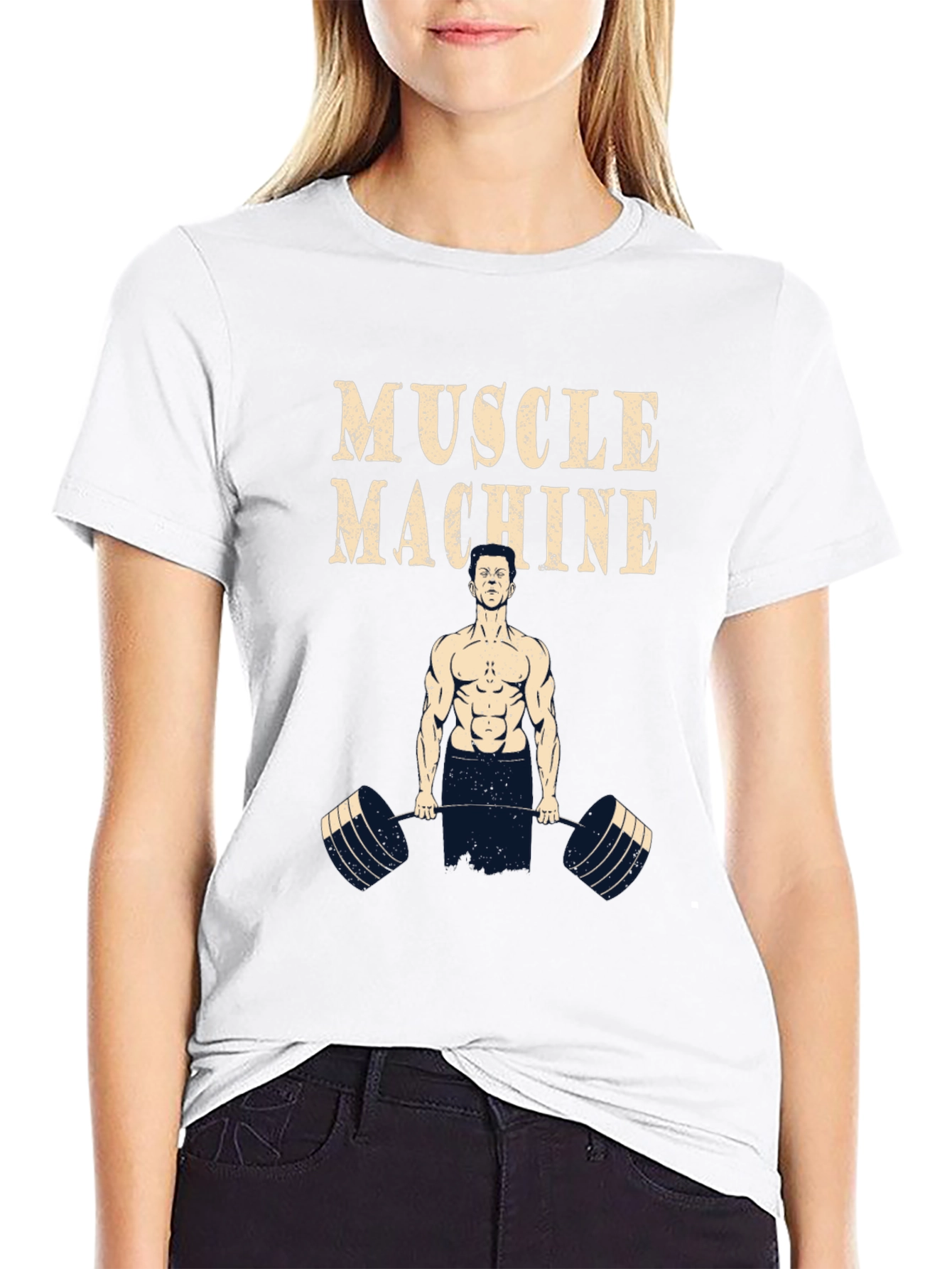 Muscle Machine Graphic T-Shirt - Gym Workout Tee