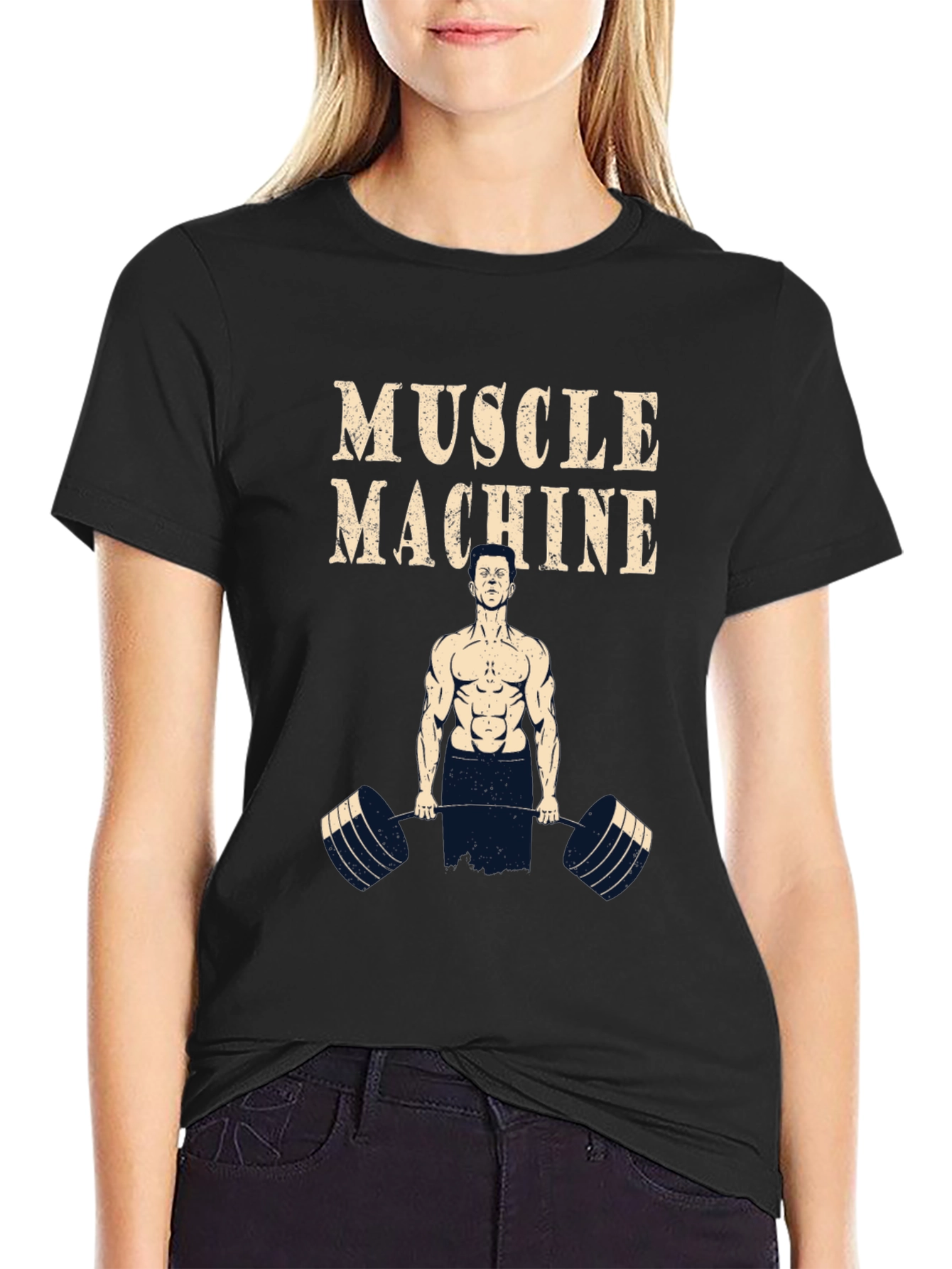 Muscle Machine Graphic T-Shirt - Gym Workout Tee