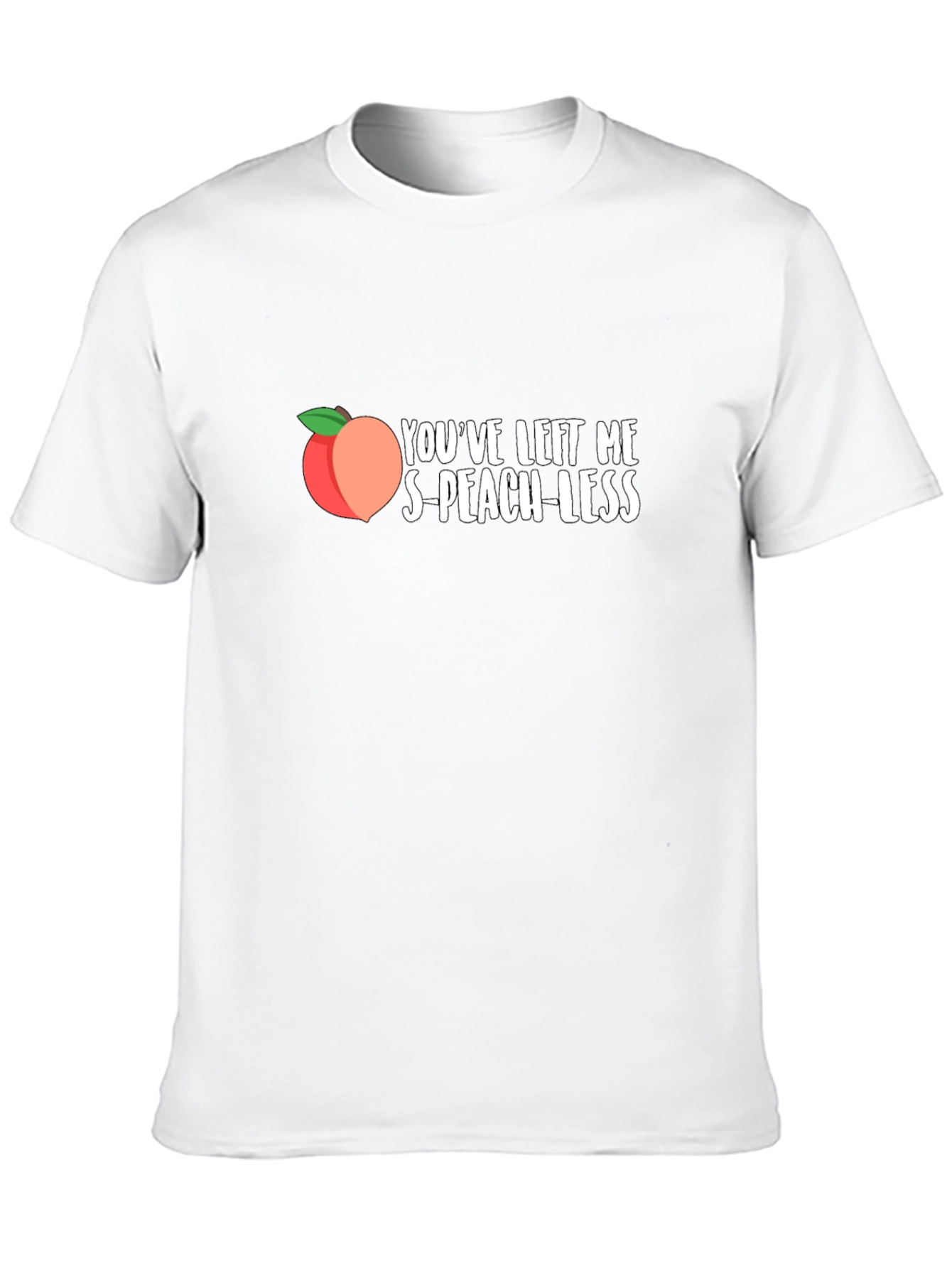 S-Peach-less Funny Graphic T-Shirt
