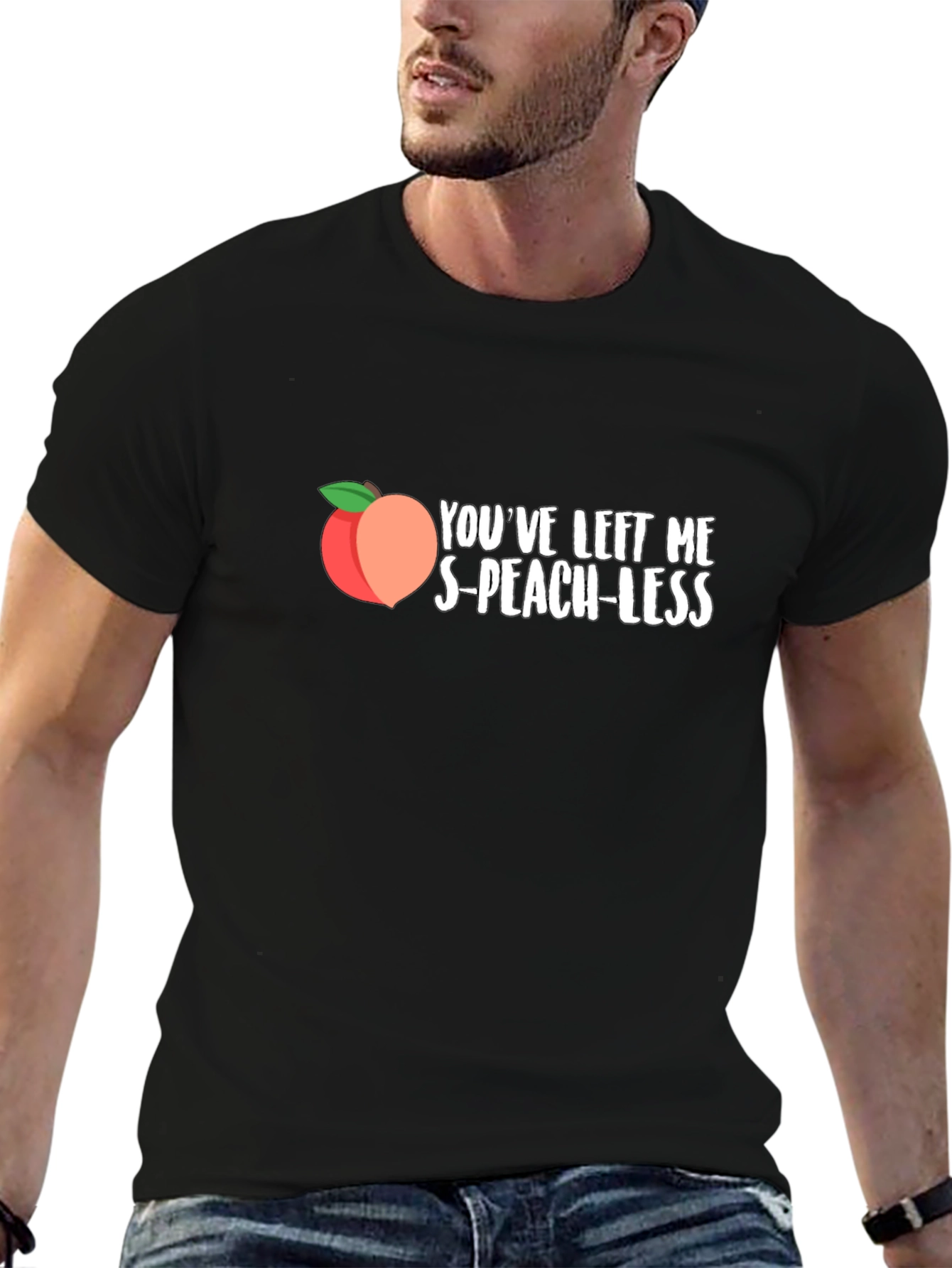 S-Peach-less Funny Graphic T-Shirt