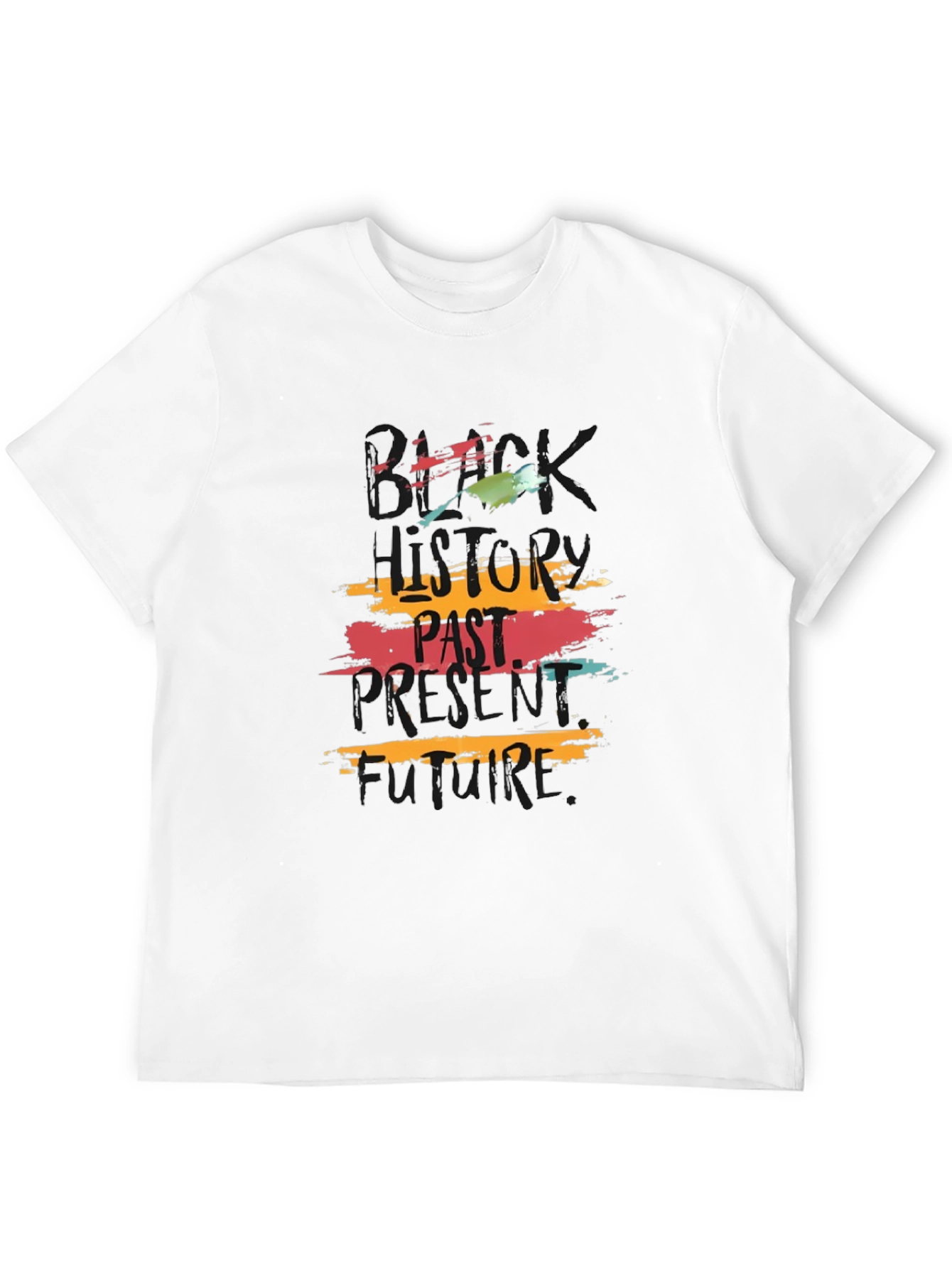 Past Present Future Graphic Tee - Black