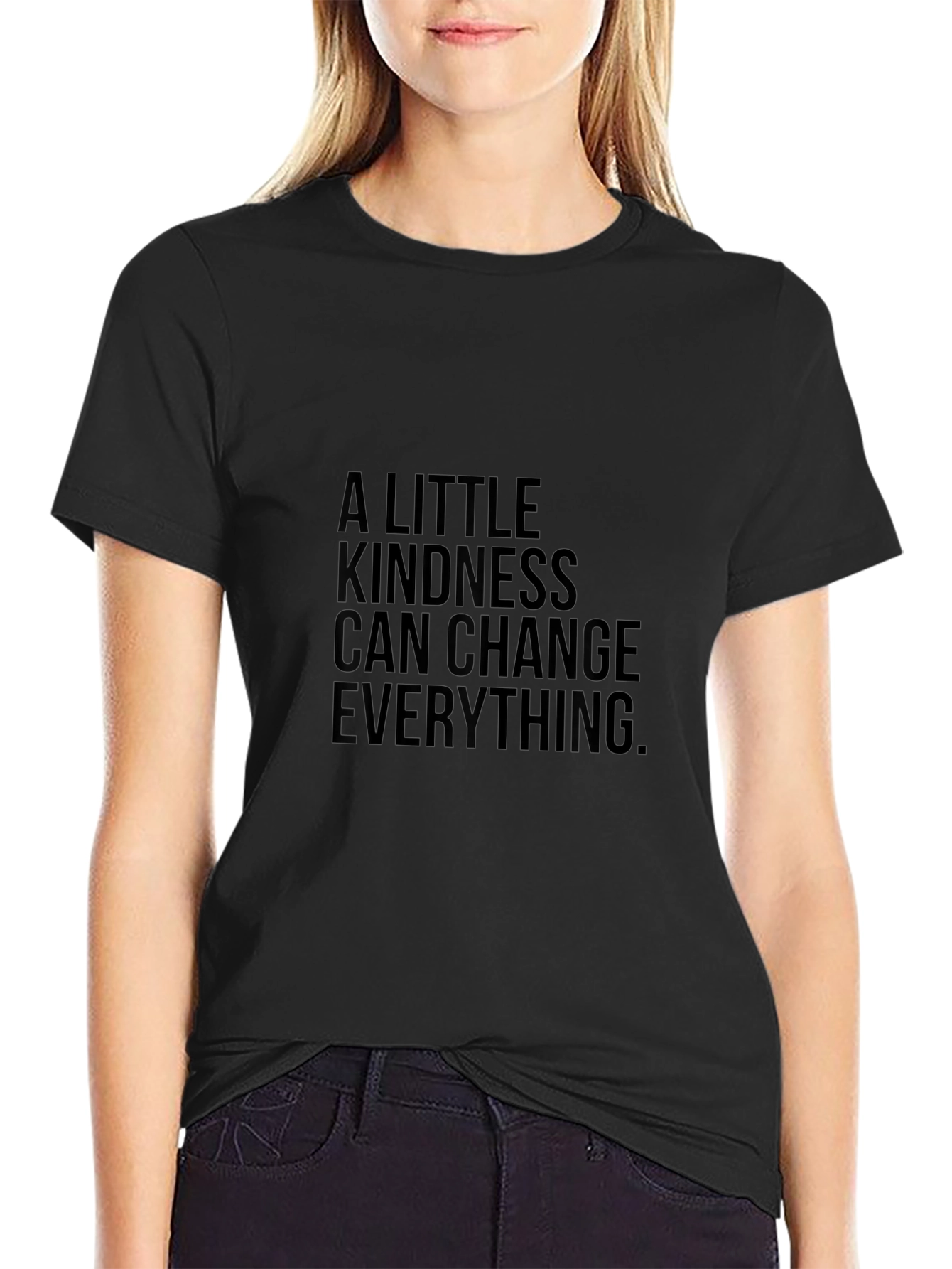 Kindness Matters Mens Black T-Shirt