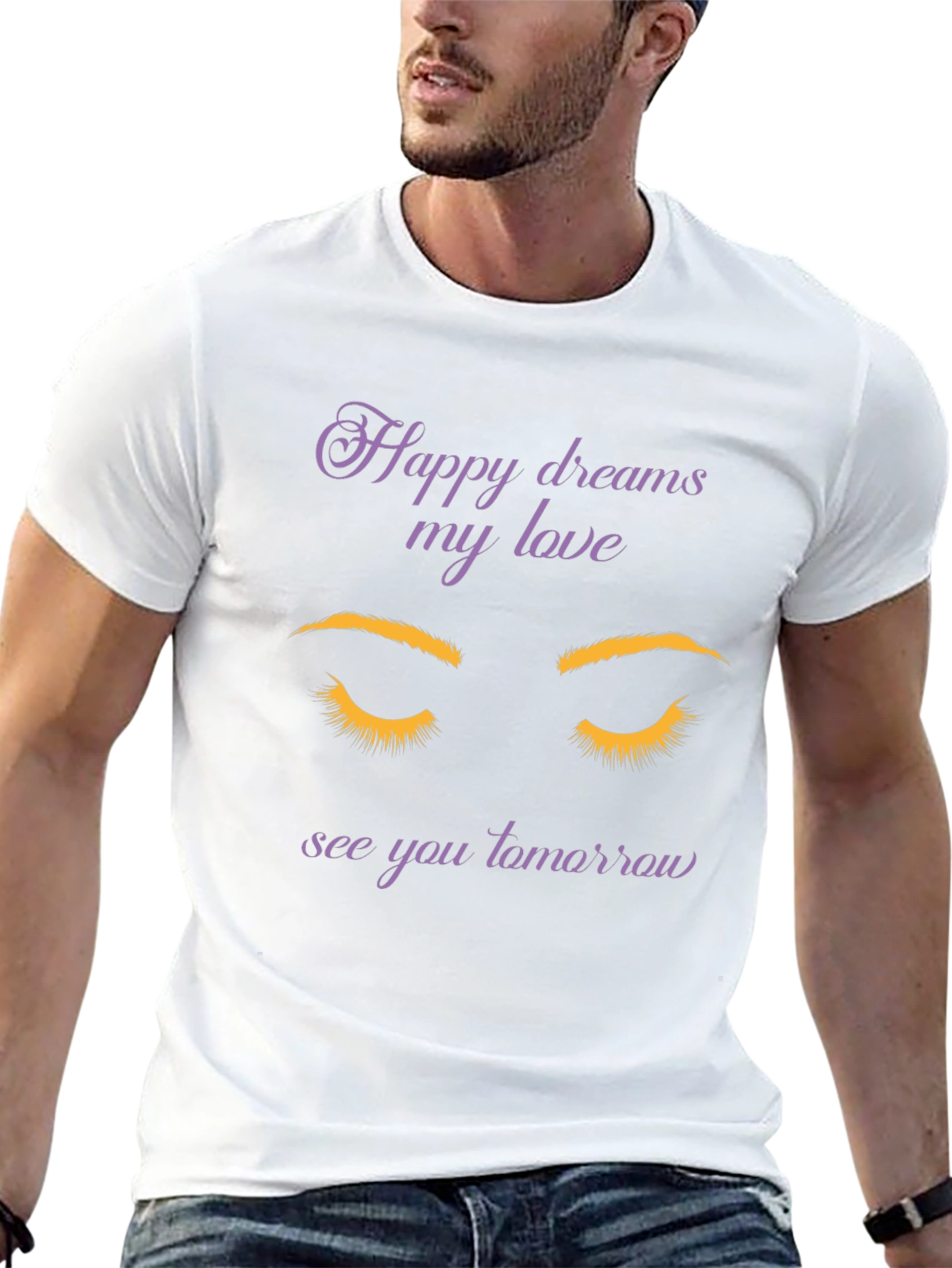Dreamy Eyes T-Shirt: Soft Stylish Everyday Wear