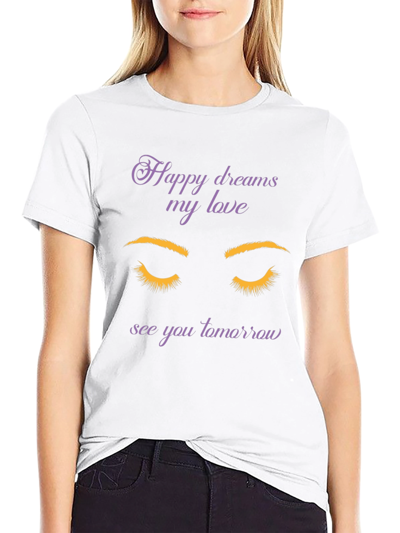 Dreamy Eyes T-Shirt: Soft Stylish Everyday Wear