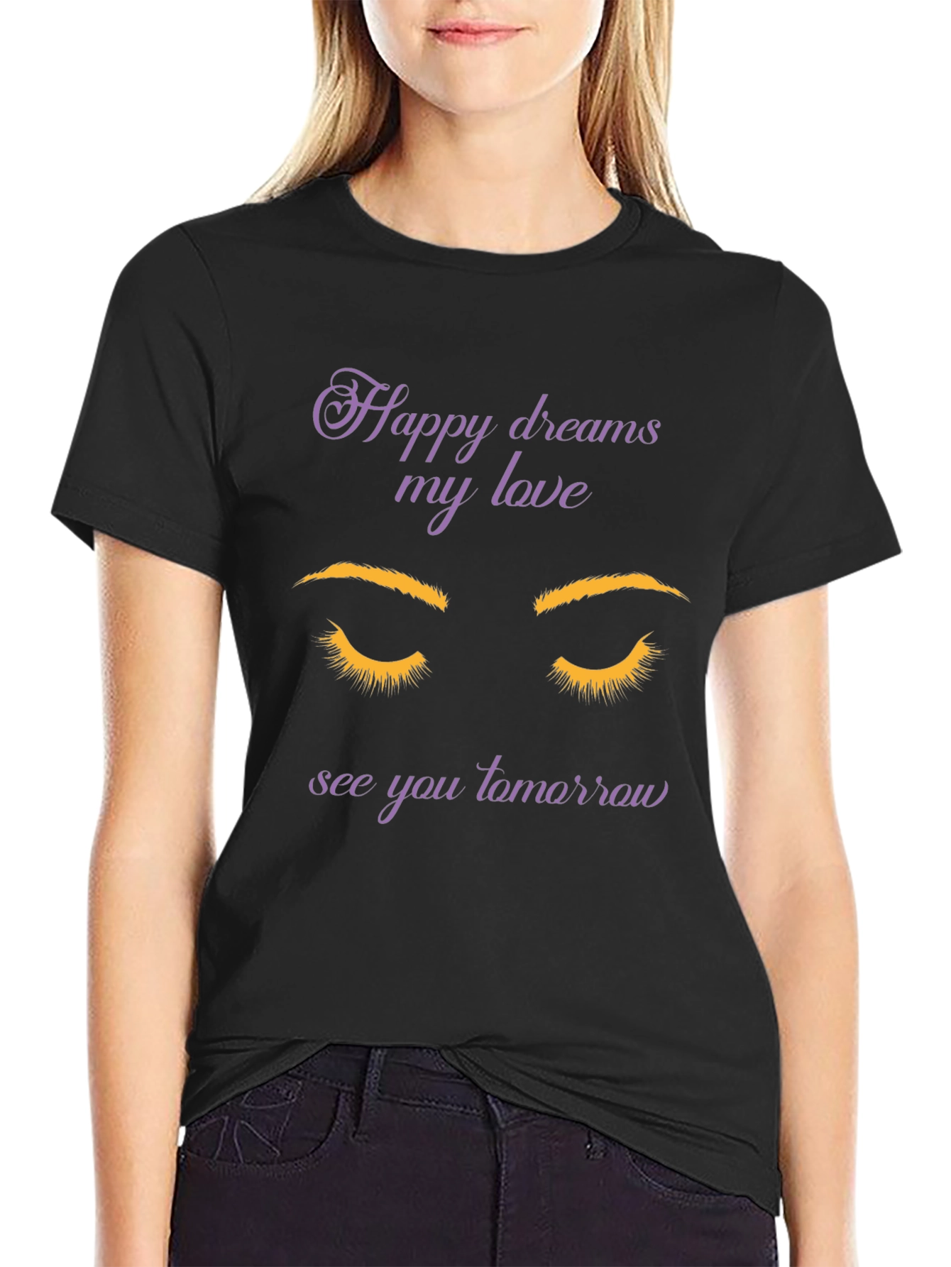 Dreamy Eyes T-Shirt: Soft Stylish Everyday Wear