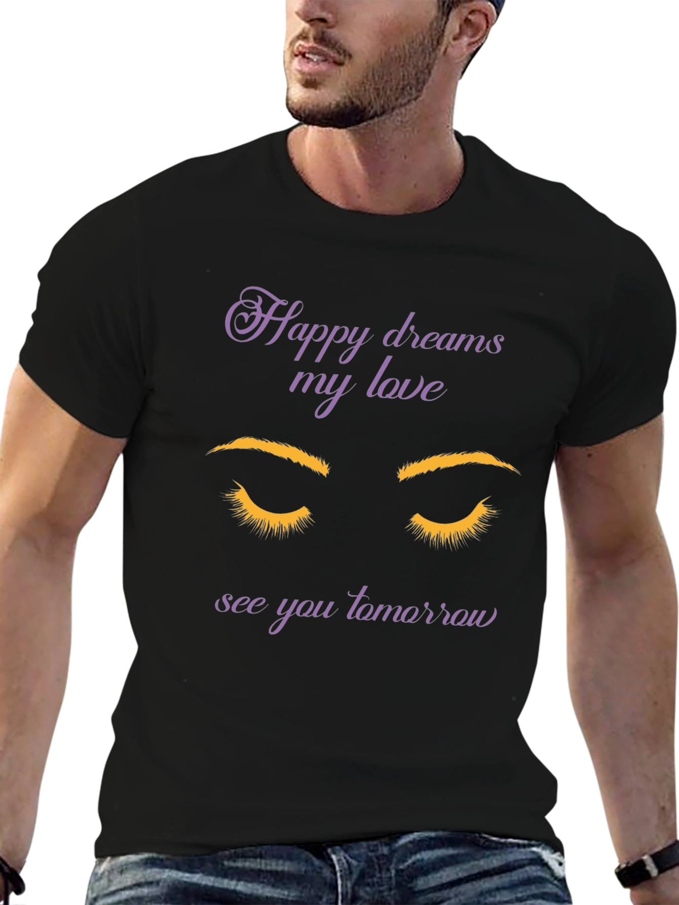 Dreamy Eyes T-Shirt: Soft Stylish Everyday Wear