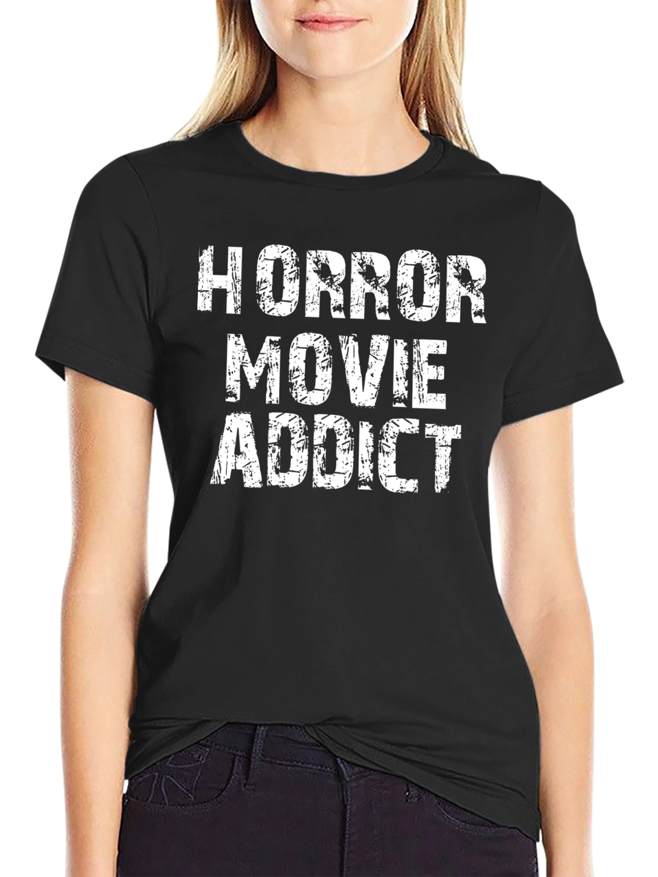 Horror Movie Addict Graphic Tee