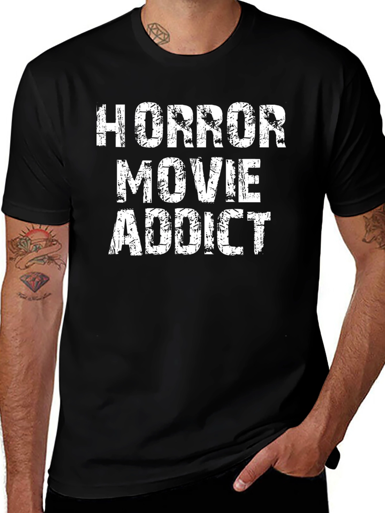 Horror Movie Addict Graphic Tee