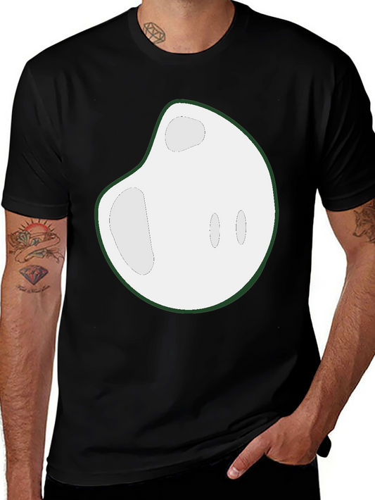 Abstract Graphic T-Shirt - Casual Black Tee