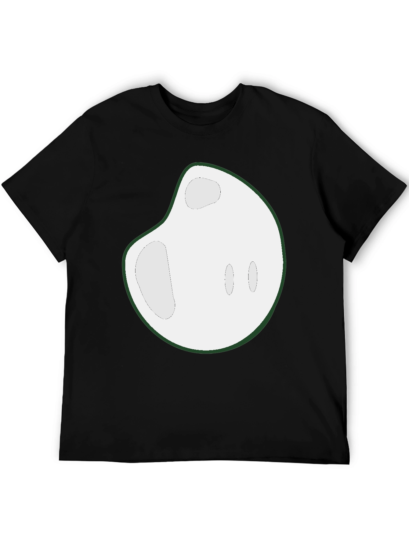 Abstract Graphic T-Shirt - Casual Black Tee
