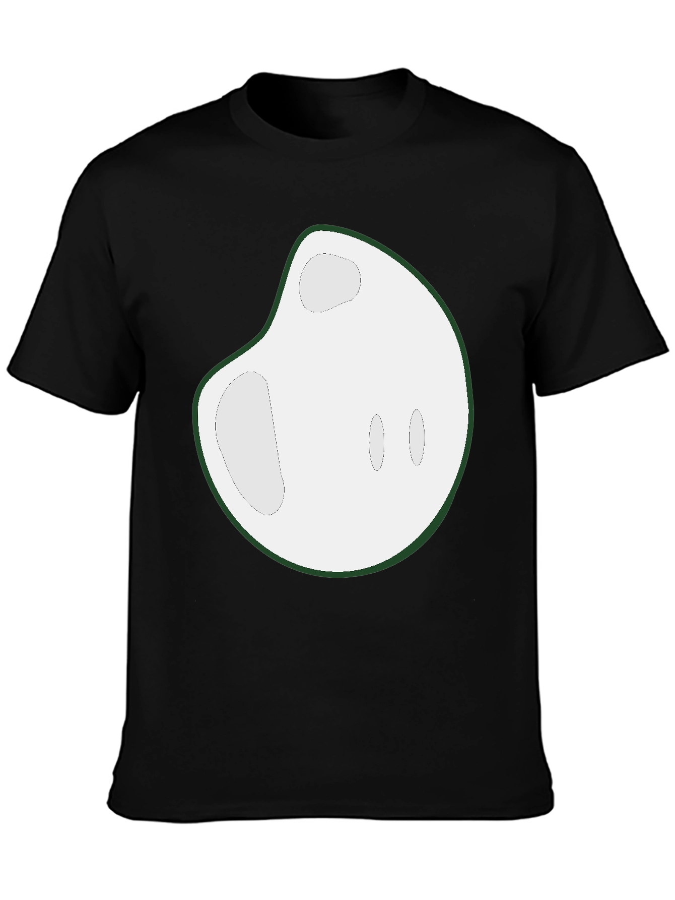 Abstract Graphic T-Shirt - Casual Black Tee