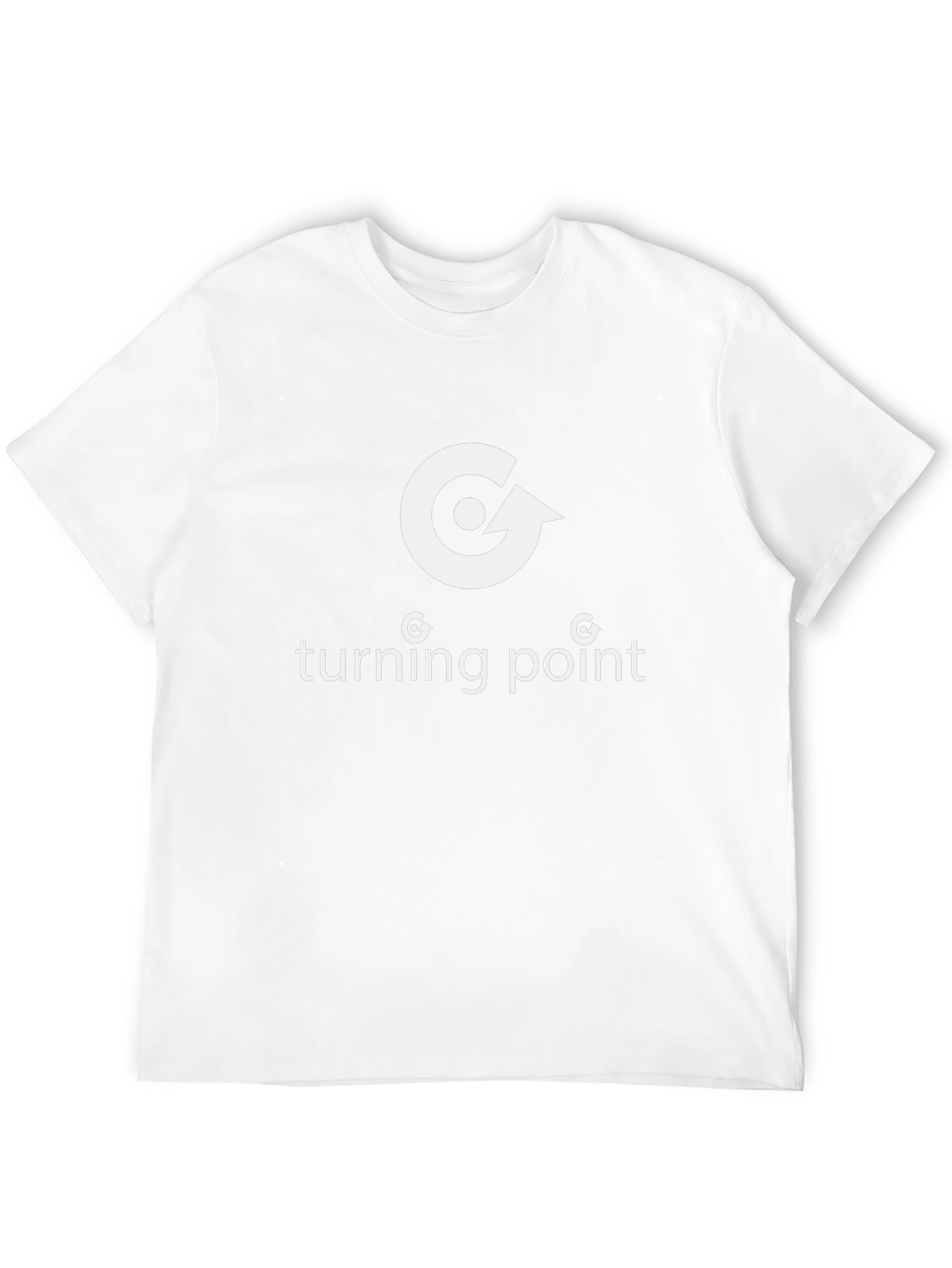 Turning Point Graphic Tee - Modern Design Black Shirt