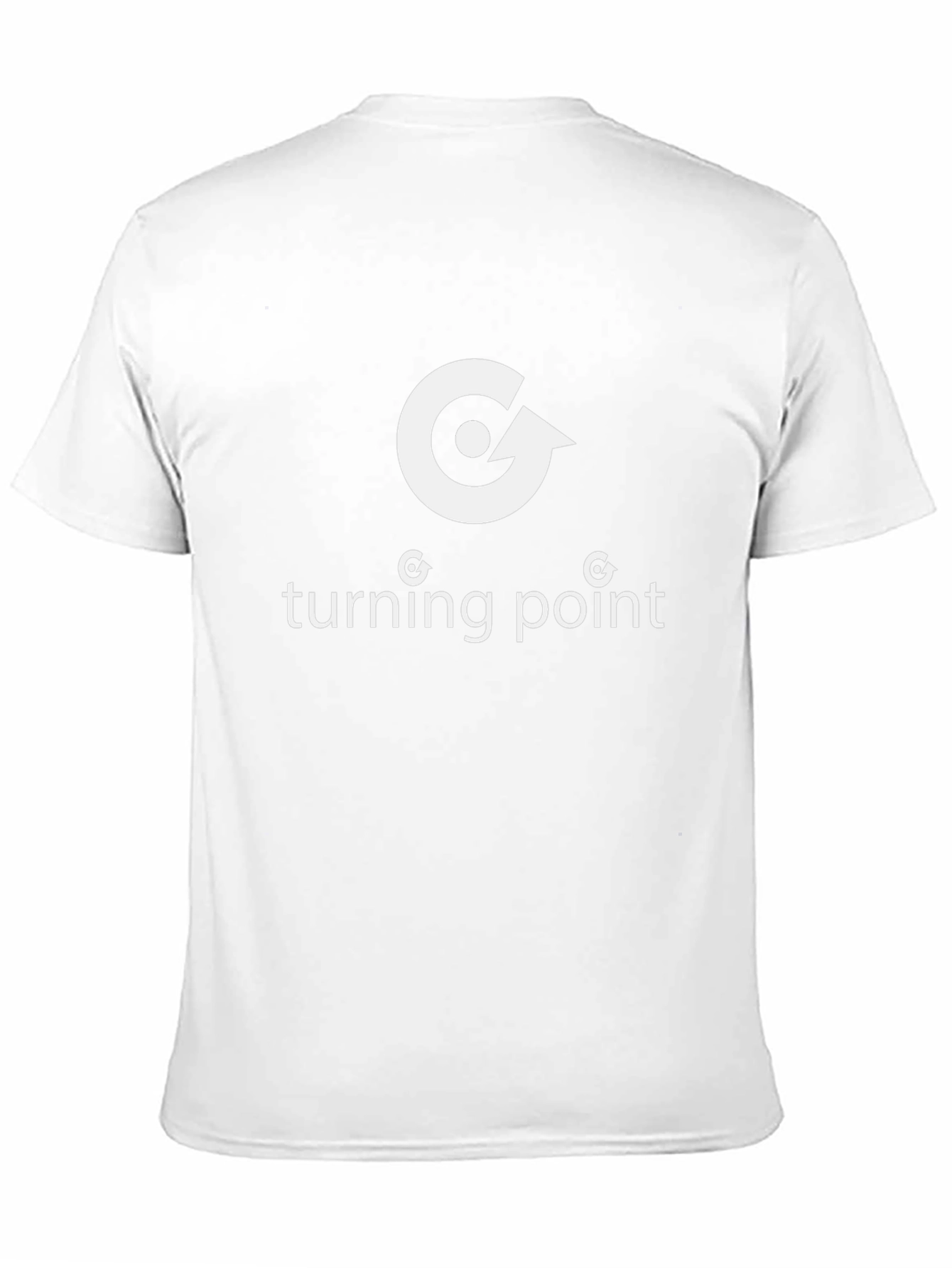 Turning Point Graphic Tee - Modern Design Black Shirt