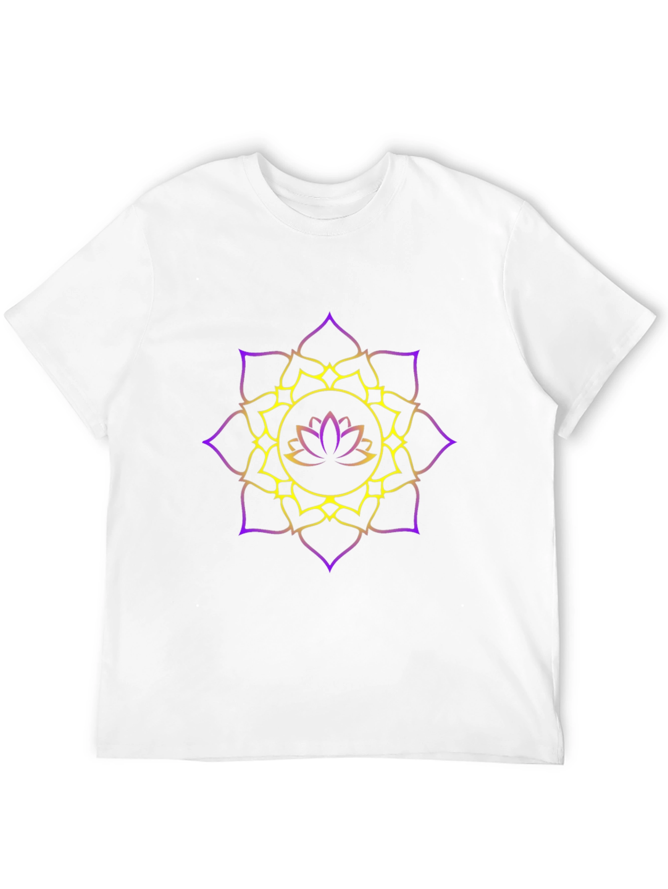 Lotus Mandala Graphic Tee - Stylish Comfort