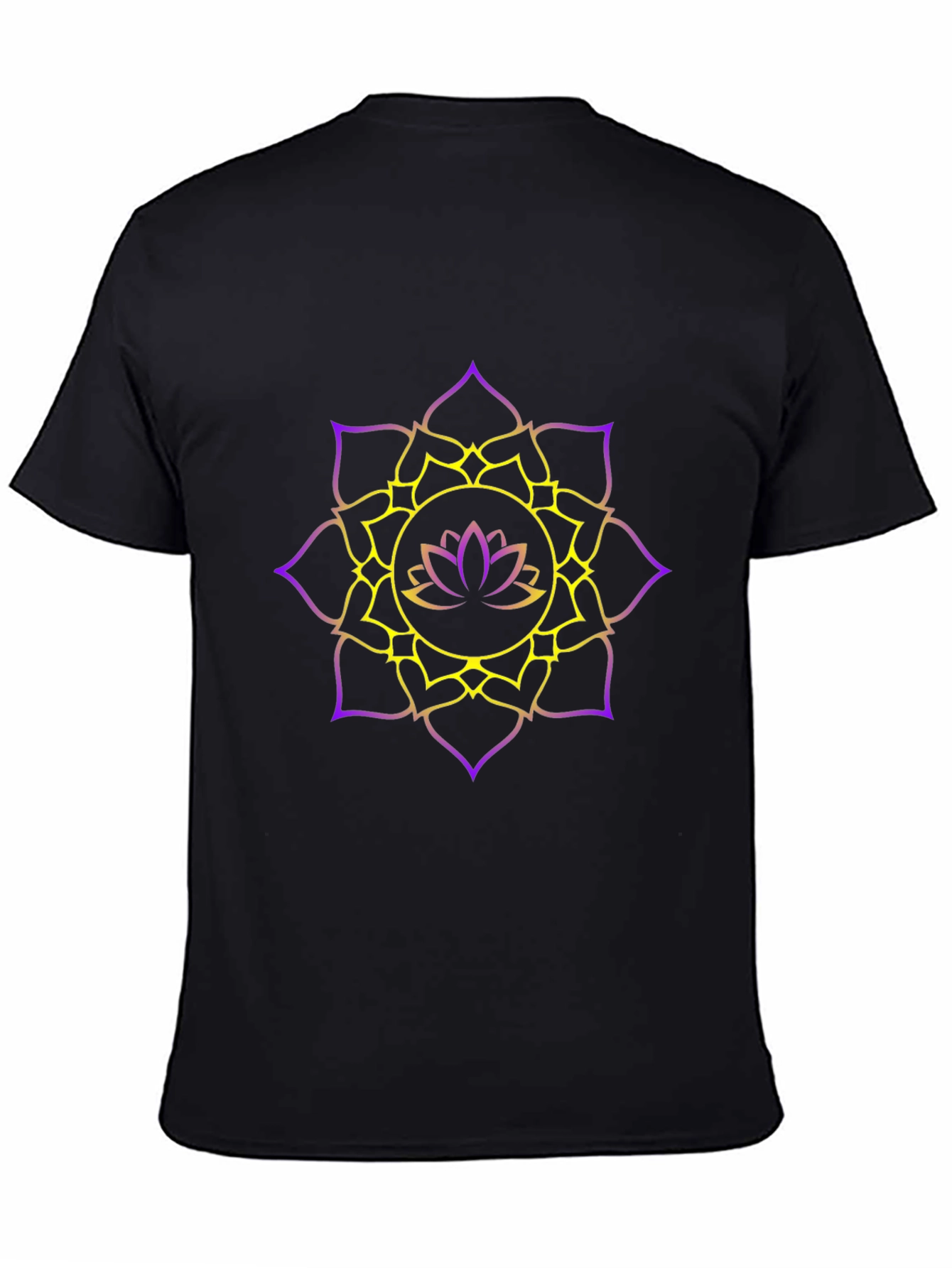 Lotus Mandala Graphic Tee - Stylish Comfort