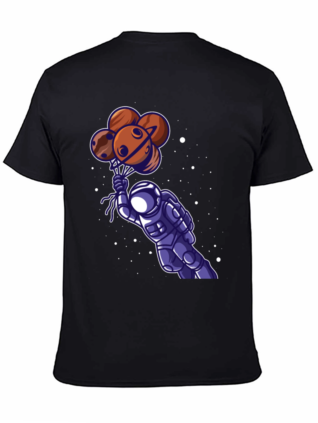 Astronaut Planet Balloon Graphic Tee