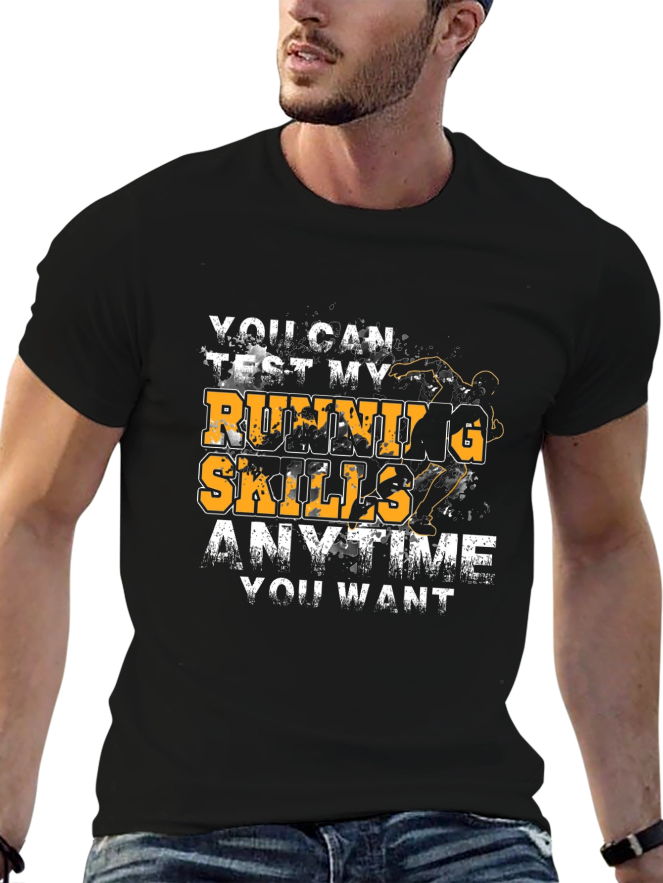 Running Skills Graphic T-Shirt - Black