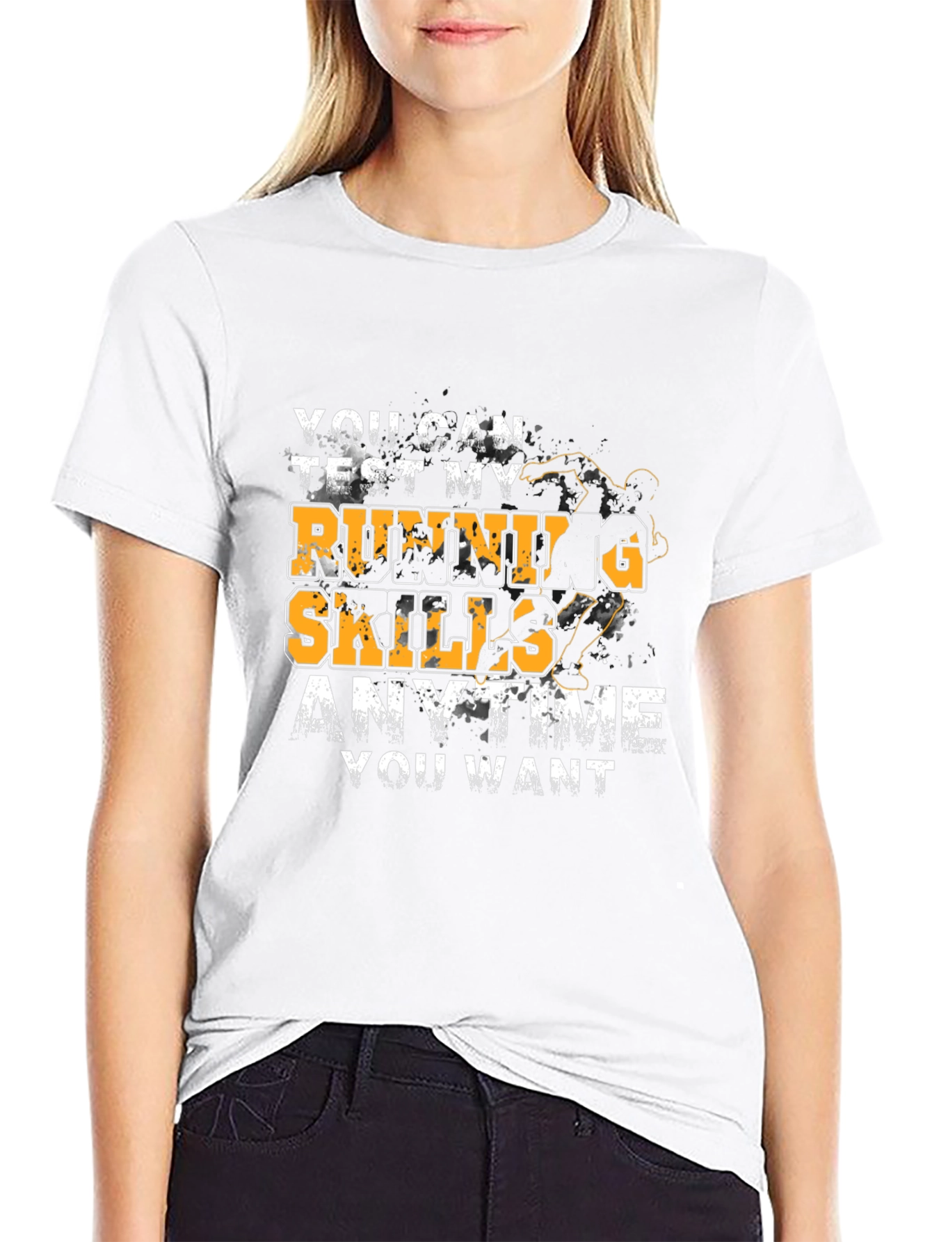Running Skills Graphic T-Shirt - Black
