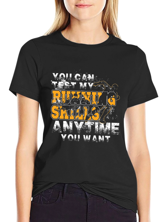 Running Skills Graphic T-Shirt - Black