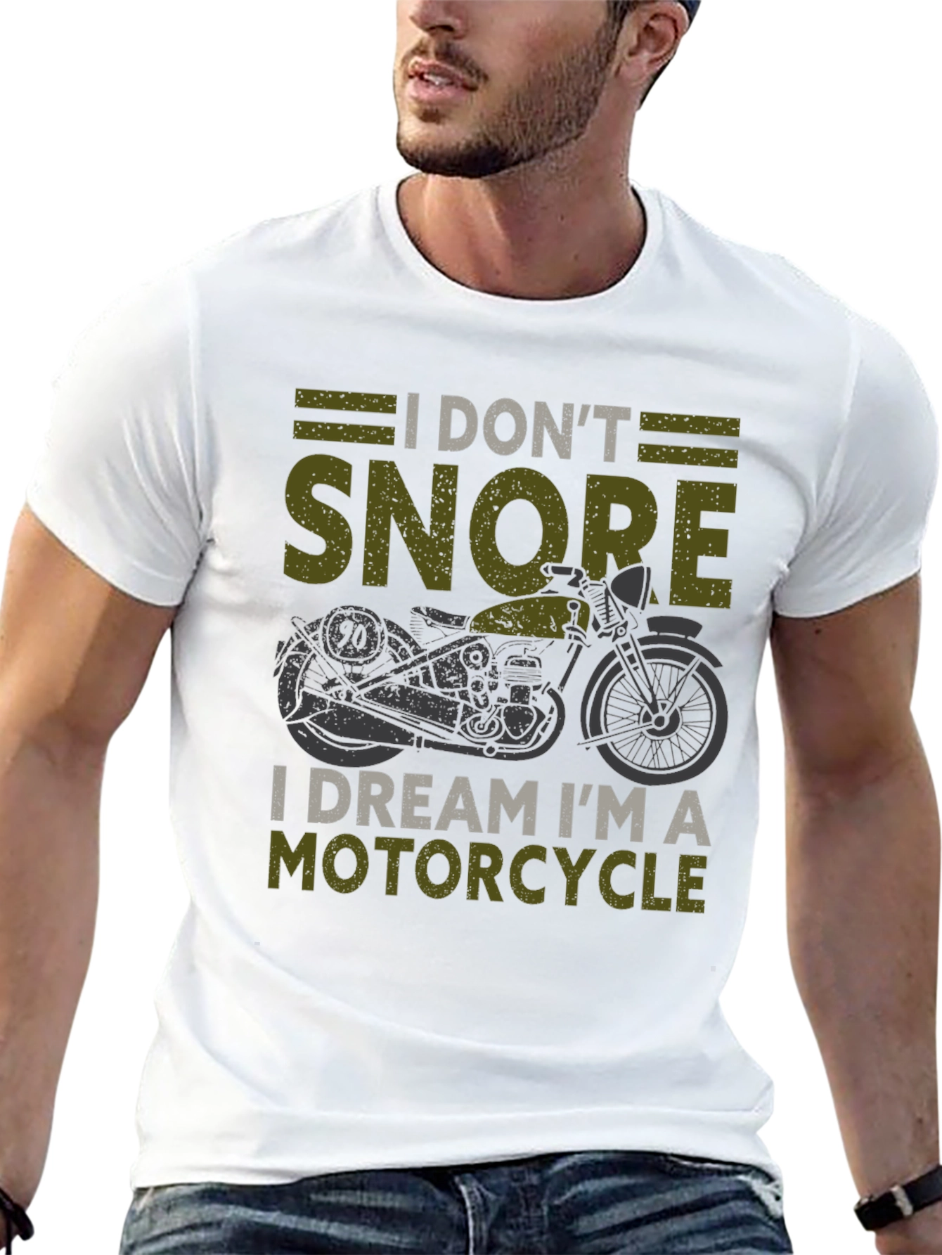 Motorcycle Dreamer T-Shirt: I Dont Snore!