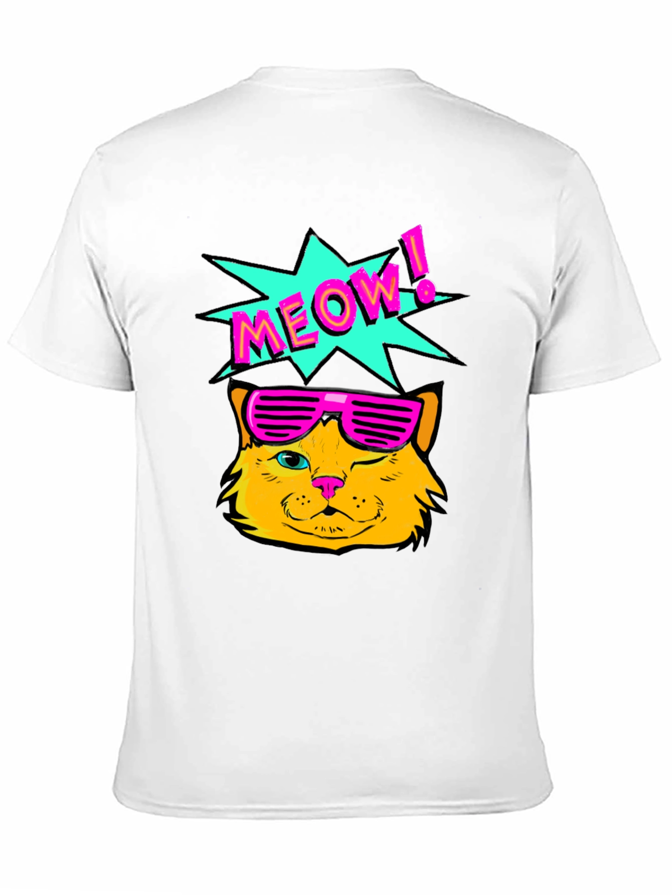 Retro Meow Cat T-Shirt