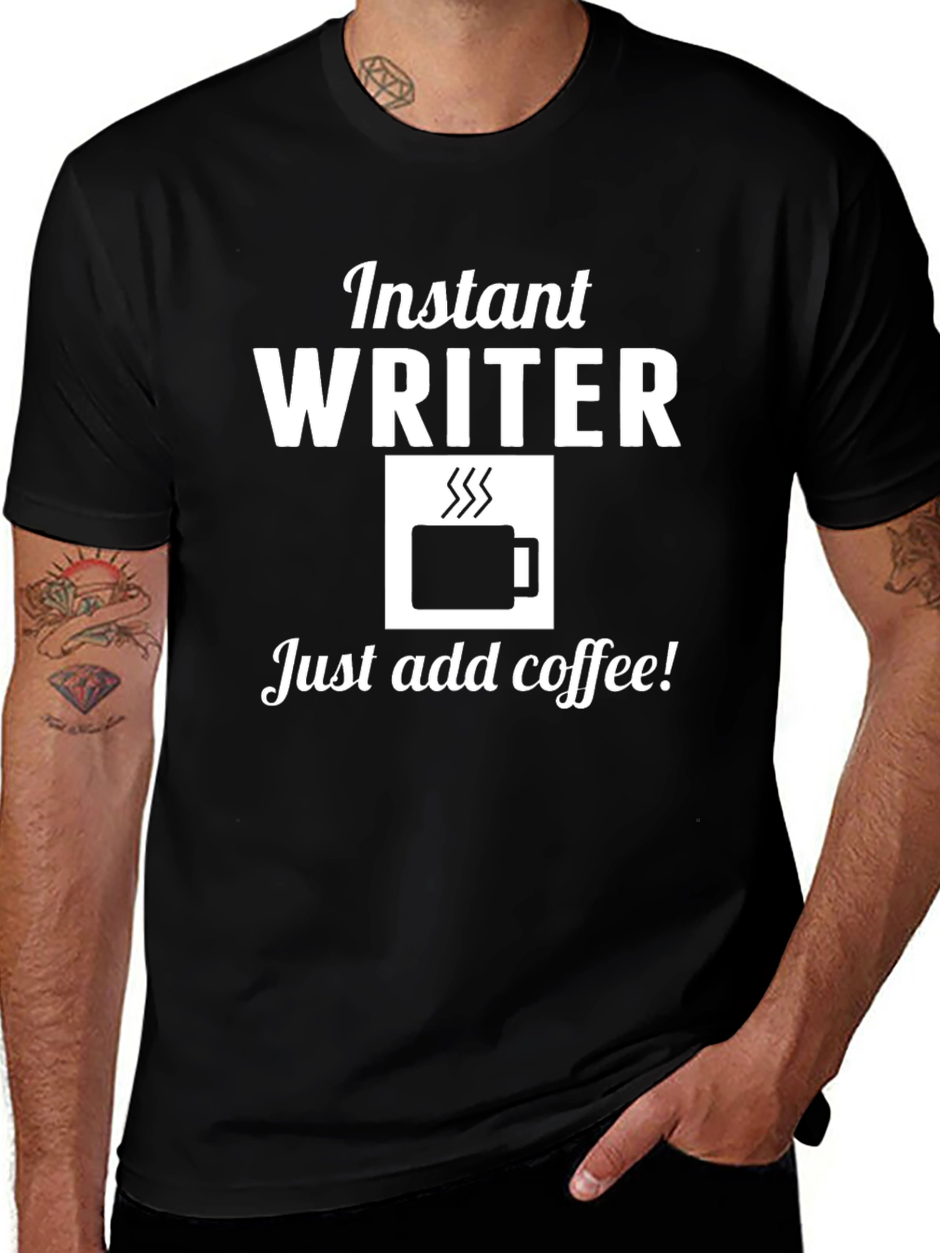 Instant Writer Just Add Coffee T-Shirt