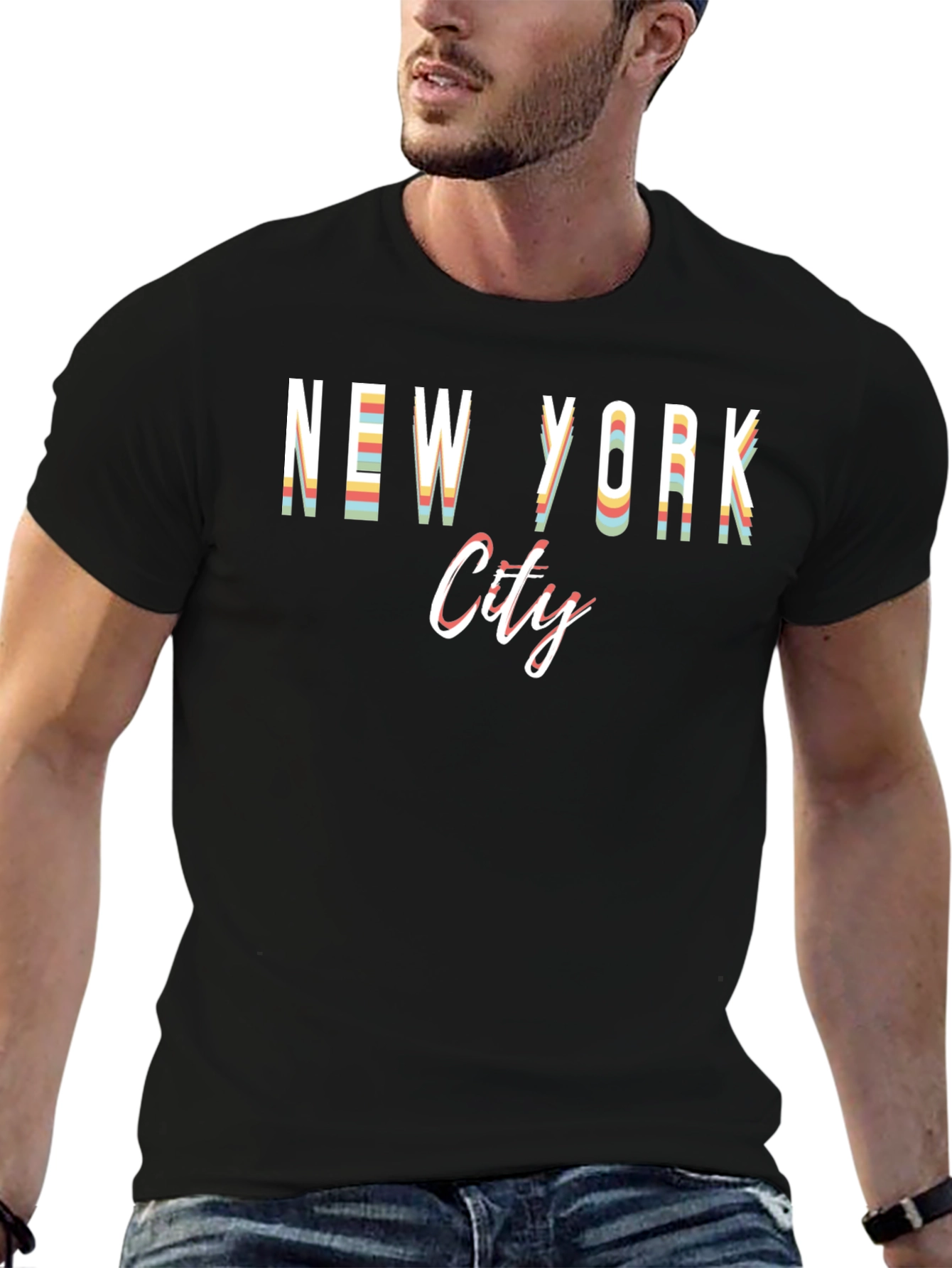 New York City Graphic Tee - Retro Style