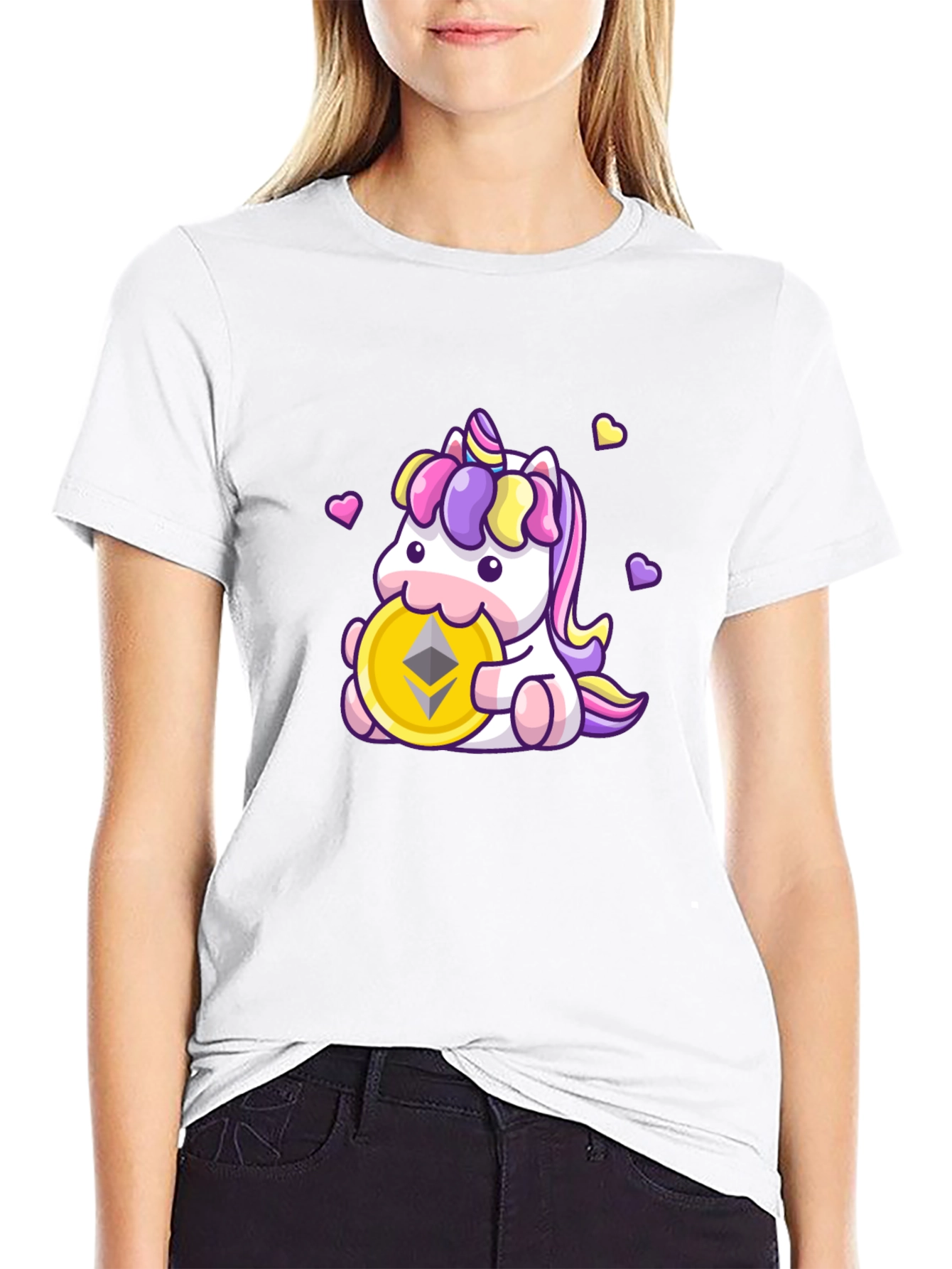 Unicorn Crypto Coin T-Shirt