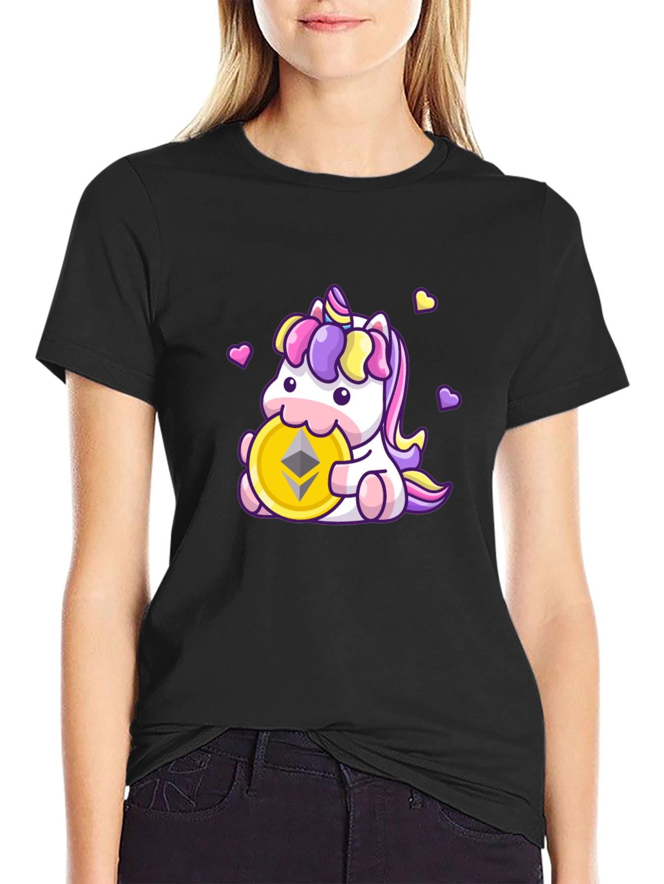 Unicorn Crypto Coin T-Shirt
