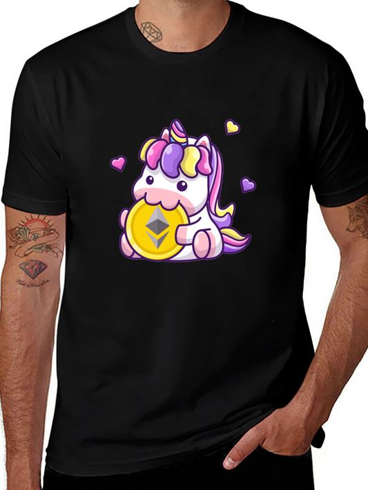 Unicorn Crypto Coin T-Shirt
