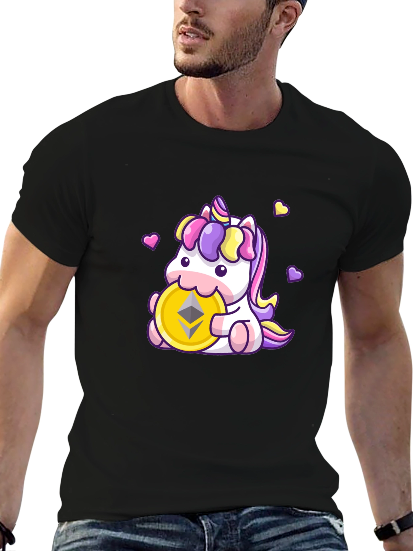 Unicorn Crypto Coin T-Shirt