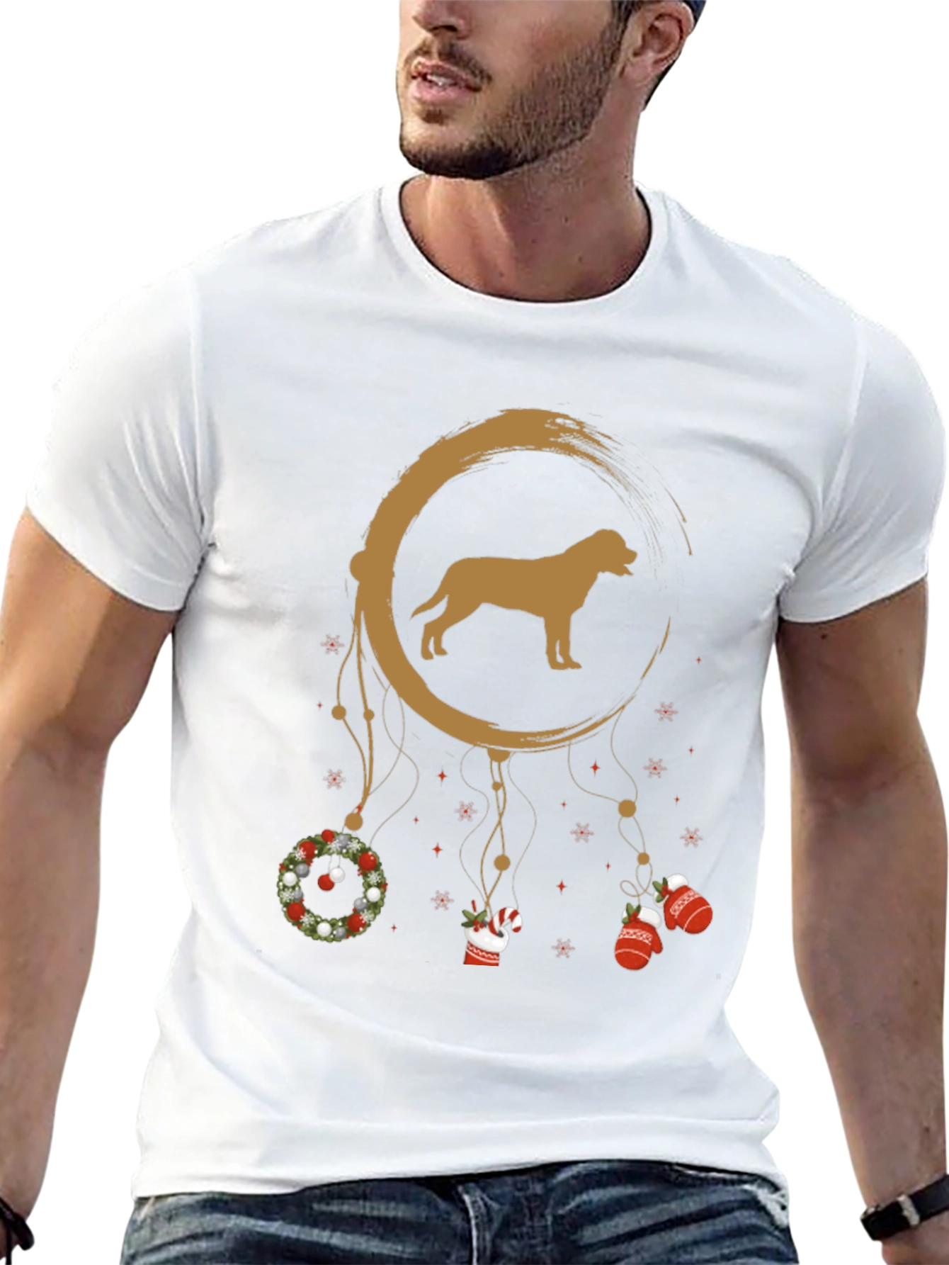 Dog Dreamcatcher Christmas T-Shirt